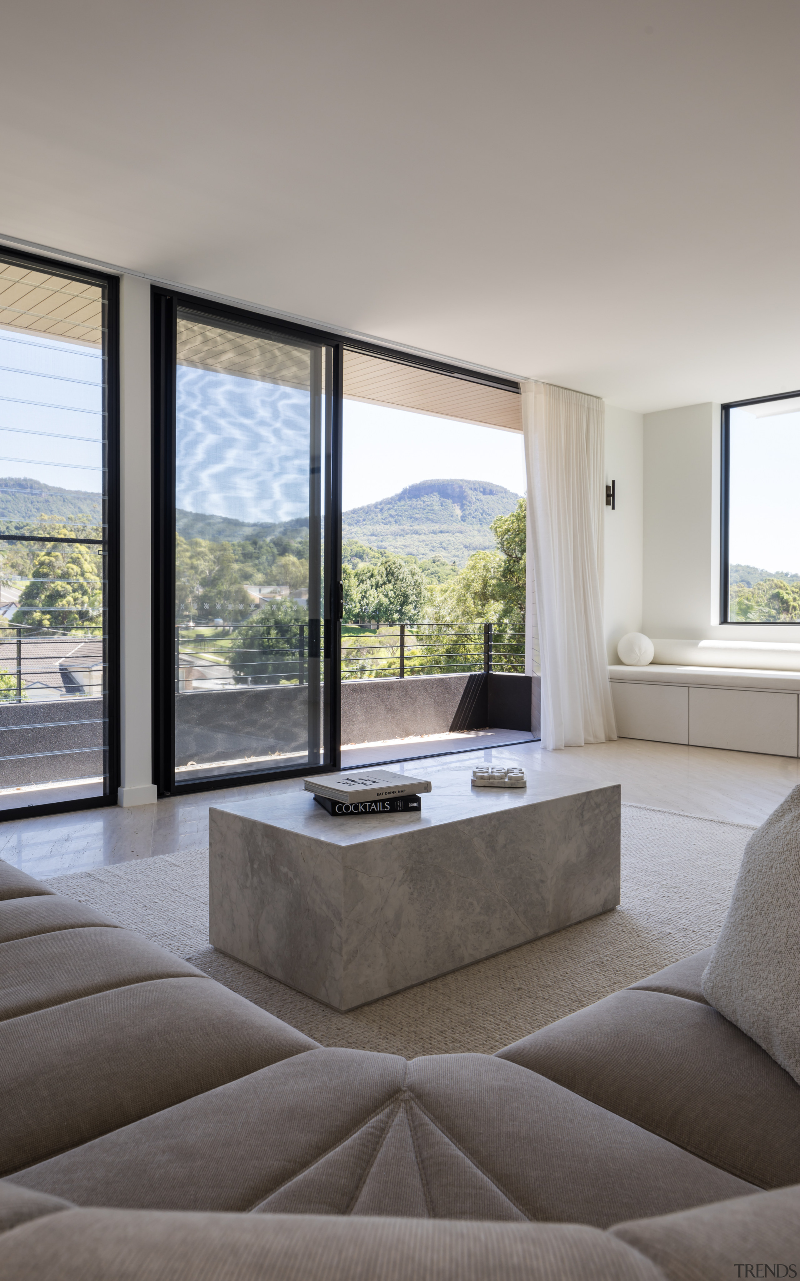 Looking out from the new lounge – scenic 
