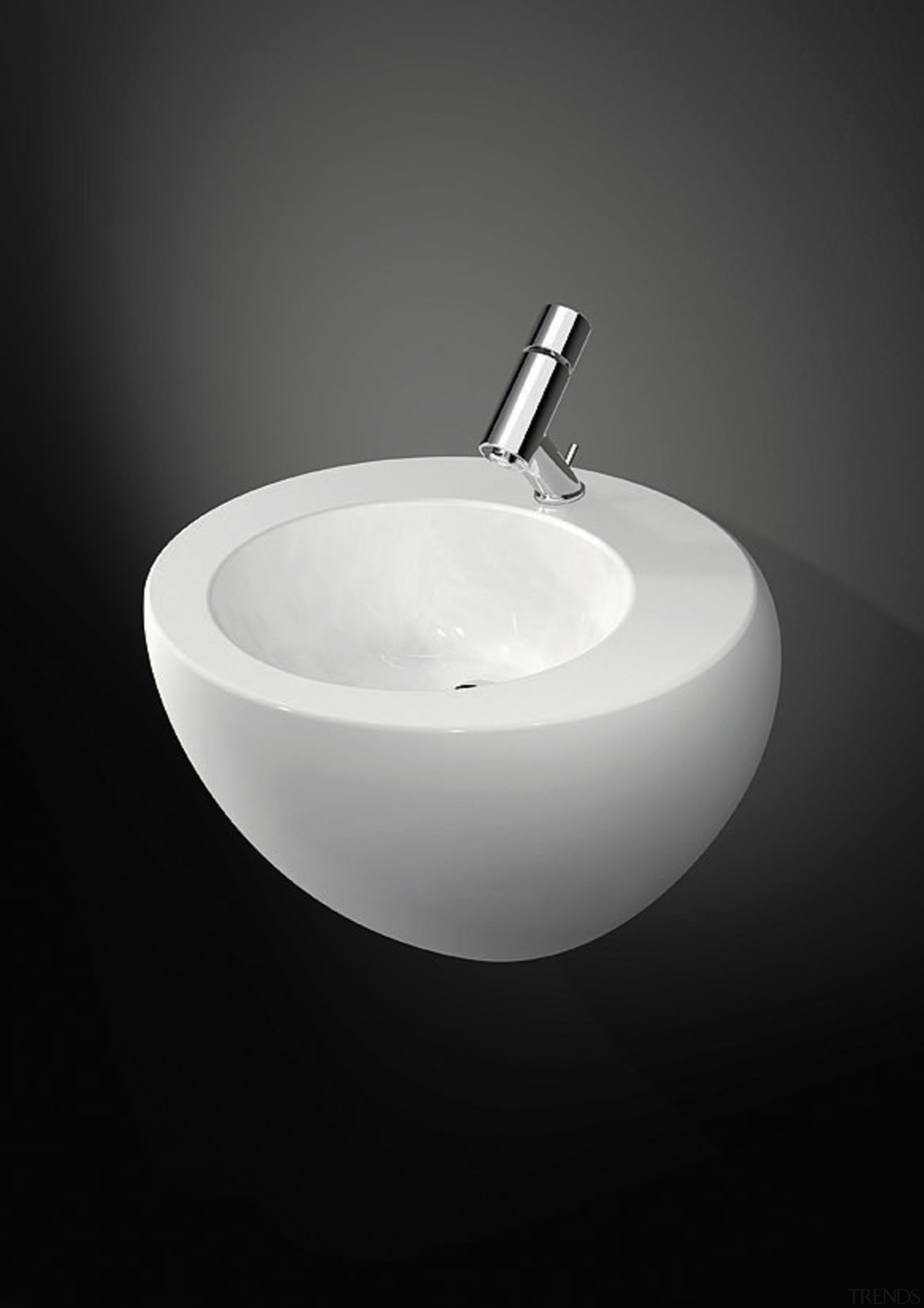 A view of the Alessi One range from angle, bathroom sink, bidet, ceramic, plumbing fixture, product, product design, sink, tap, black