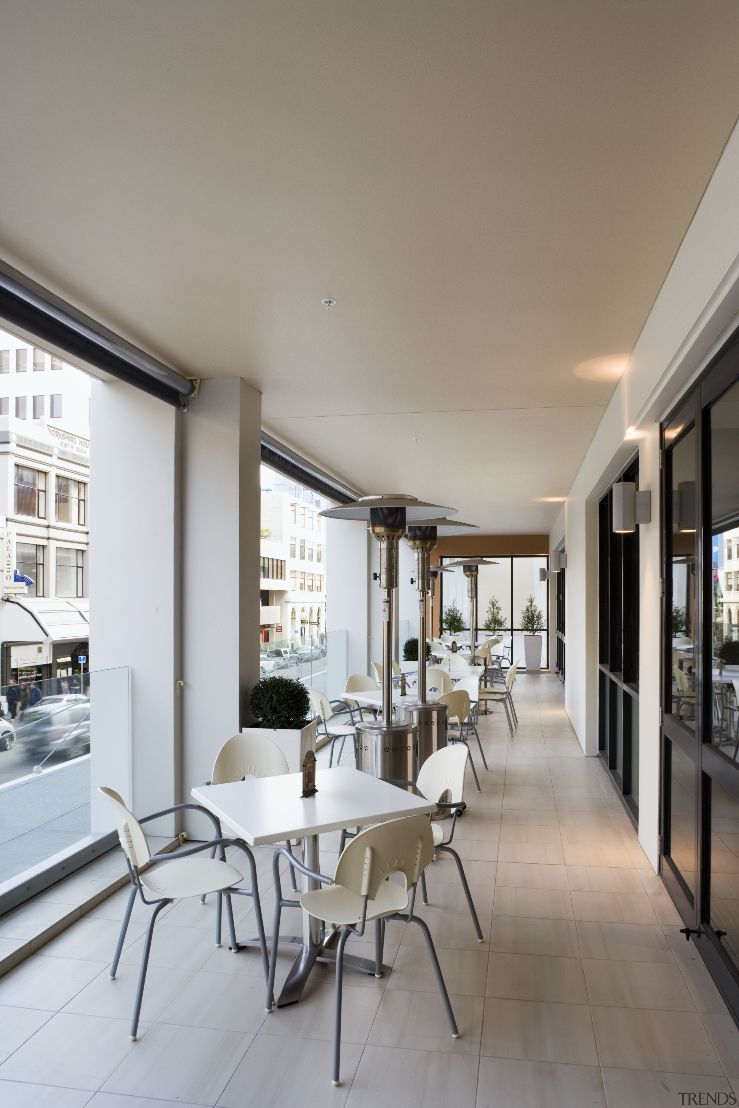 The contemporary upmarket fit-out reflects the stringent quality apartment, ceiling, house, interior design, living room, real estate, table, window, gray