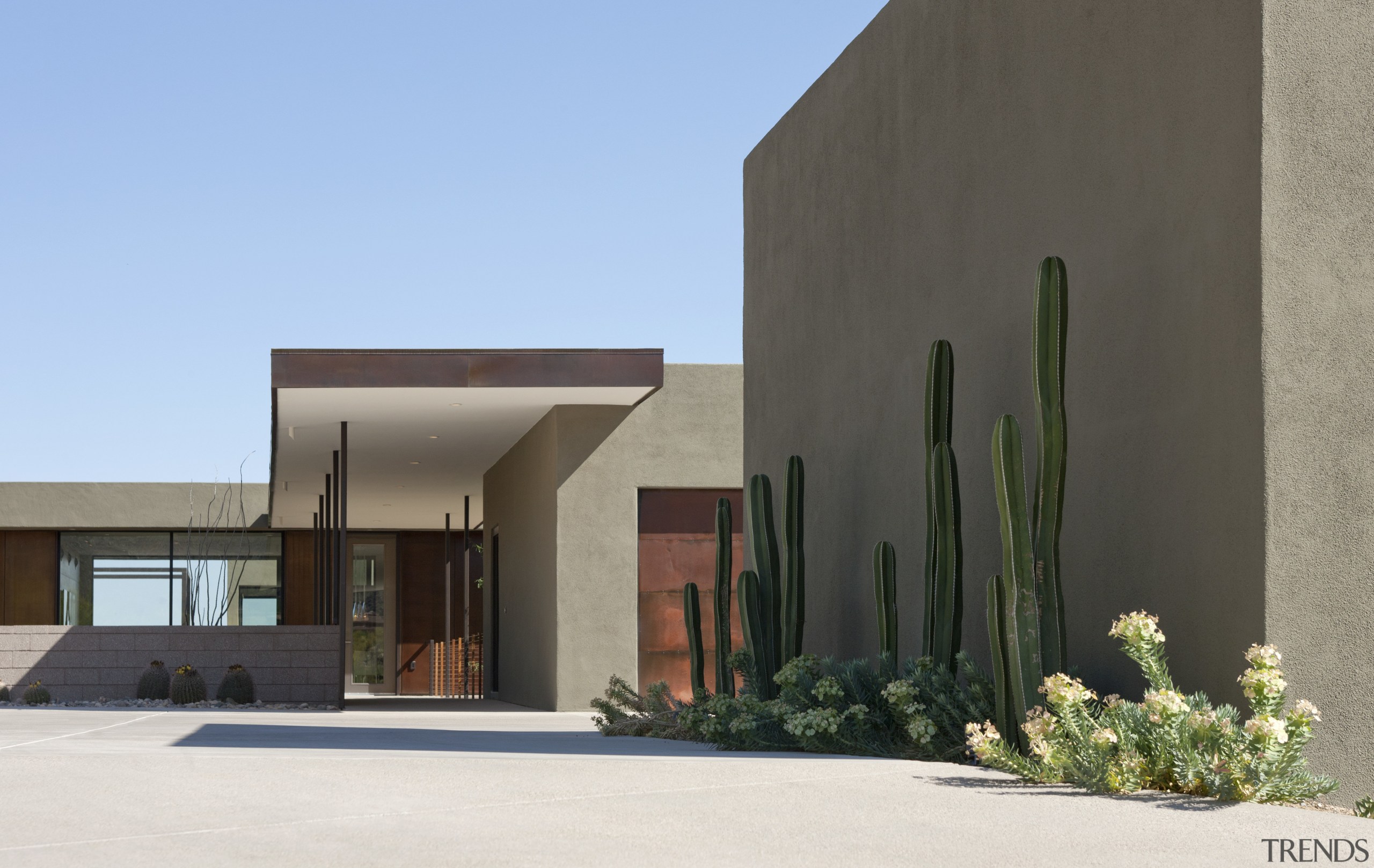 Minimalist desert new house - Minimalist desert new architecture, building, elevation, facade, home, house, property, real estate, residential area, teal