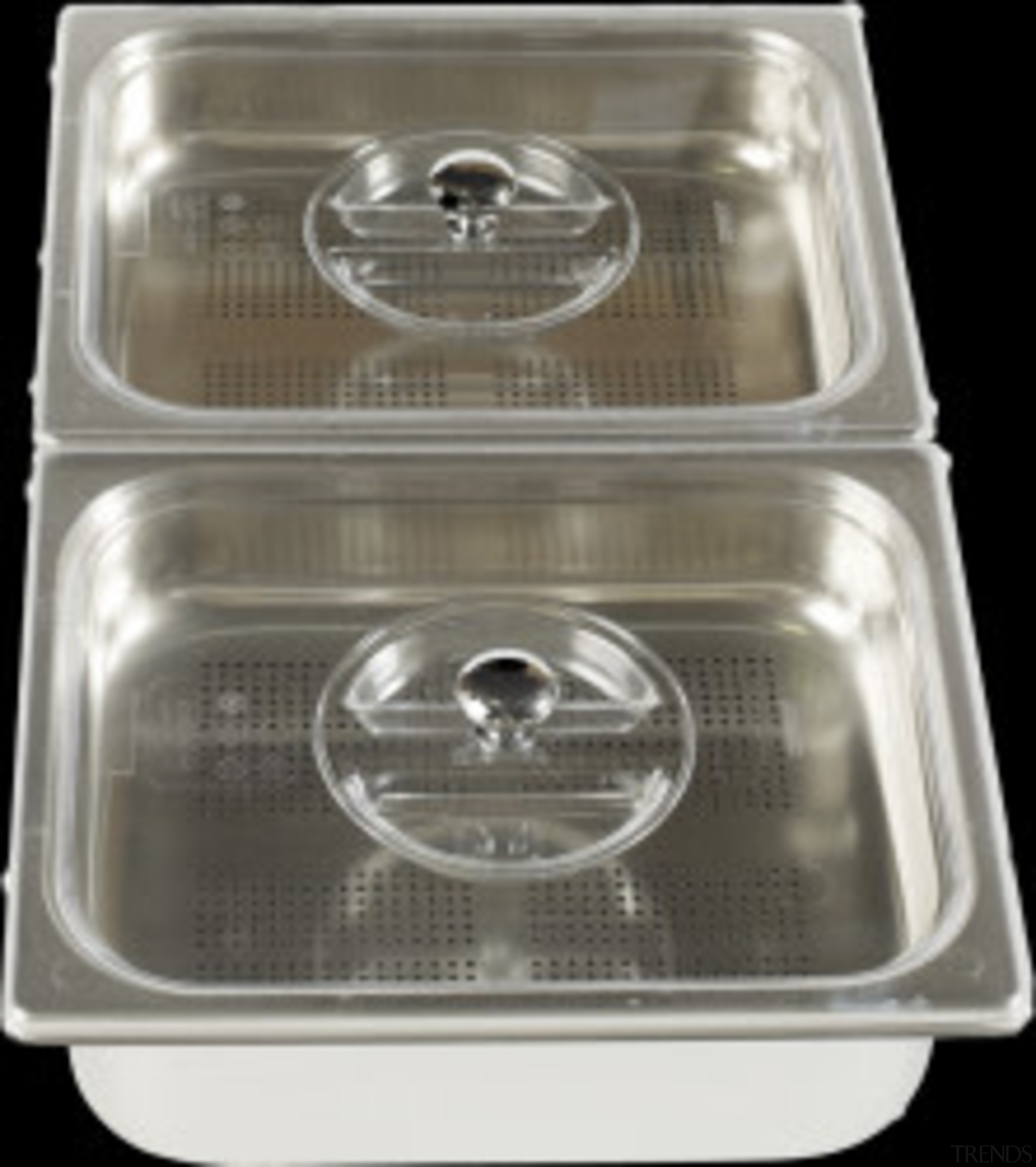 composed of 2 containers with 2 lids - hardware, plumbing fixture, product, sink, gray