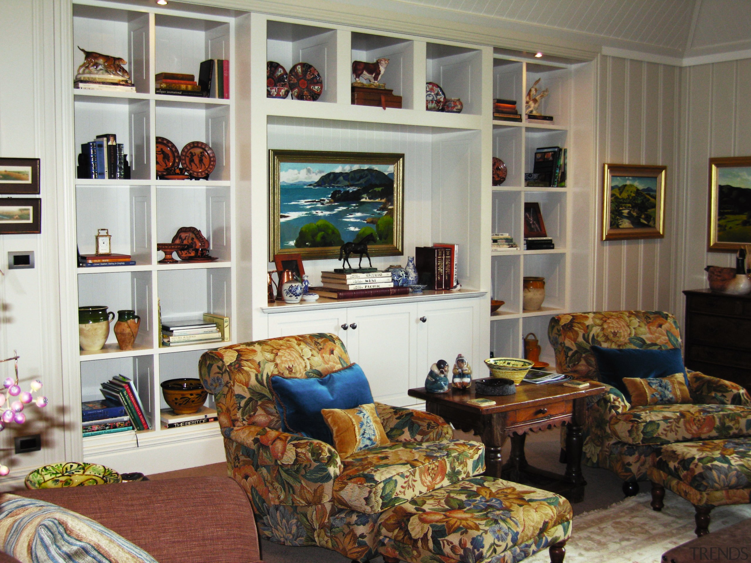 A view of some cabinetry by The Kitchen bookcase, furniture, home, interior design, living room, room, shelf, shelving, window, gray