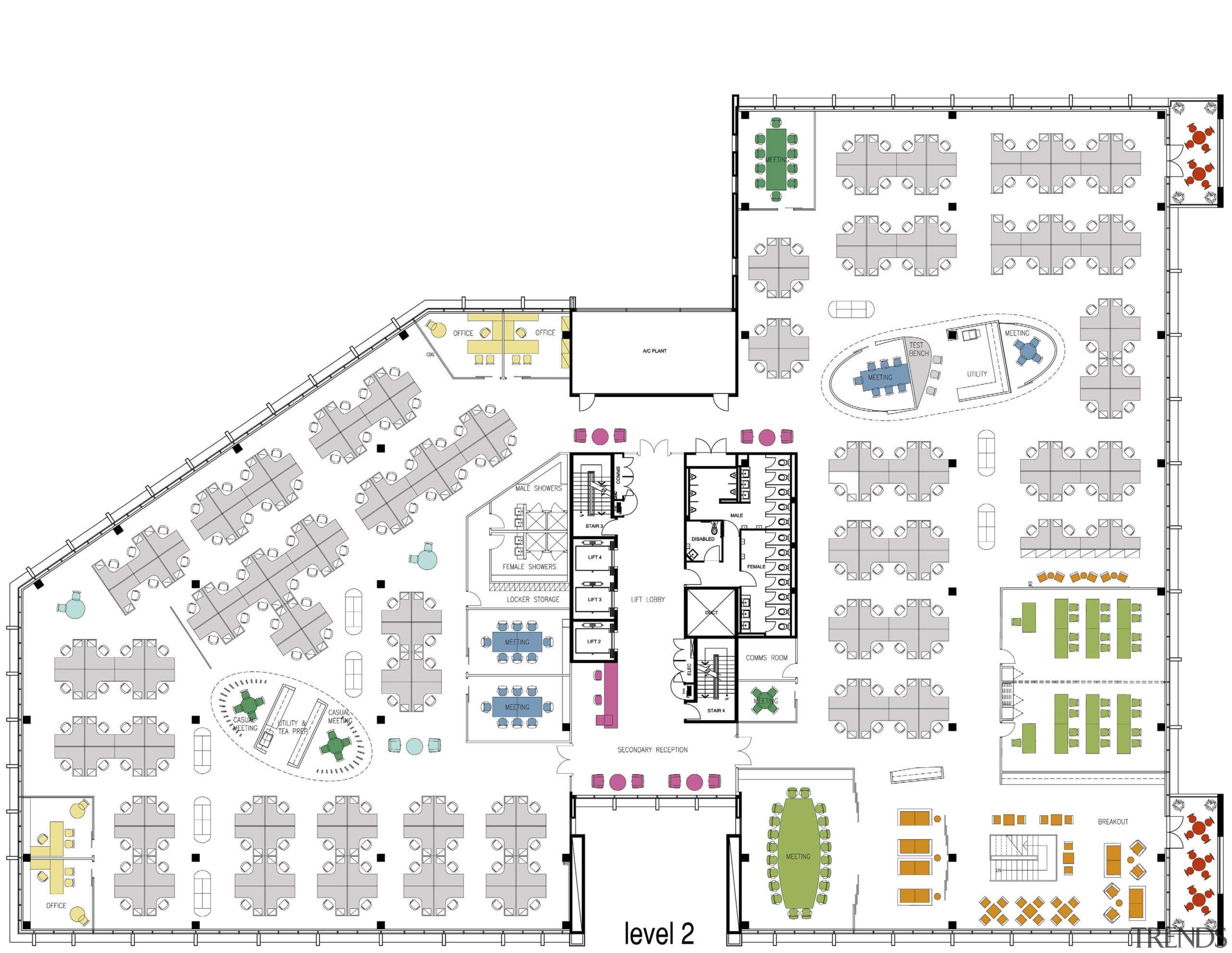 Here is a view of the newly renovated area, diagram, floor plan, line, plan, residential area, urban design, white