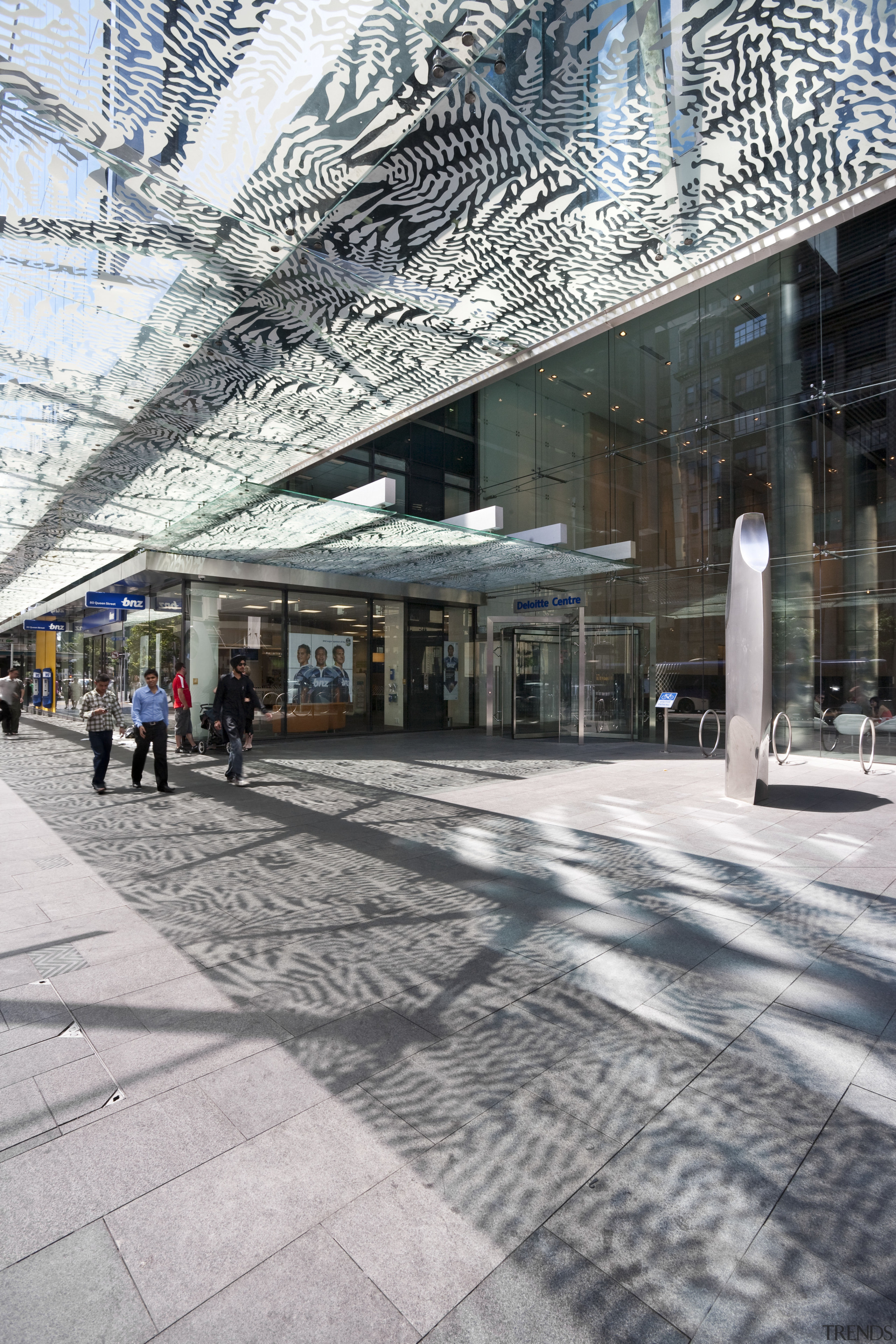 View of the Deloitte Centre at 80 Queen architecture, building, metropolitan area, shopping mall, white, gray