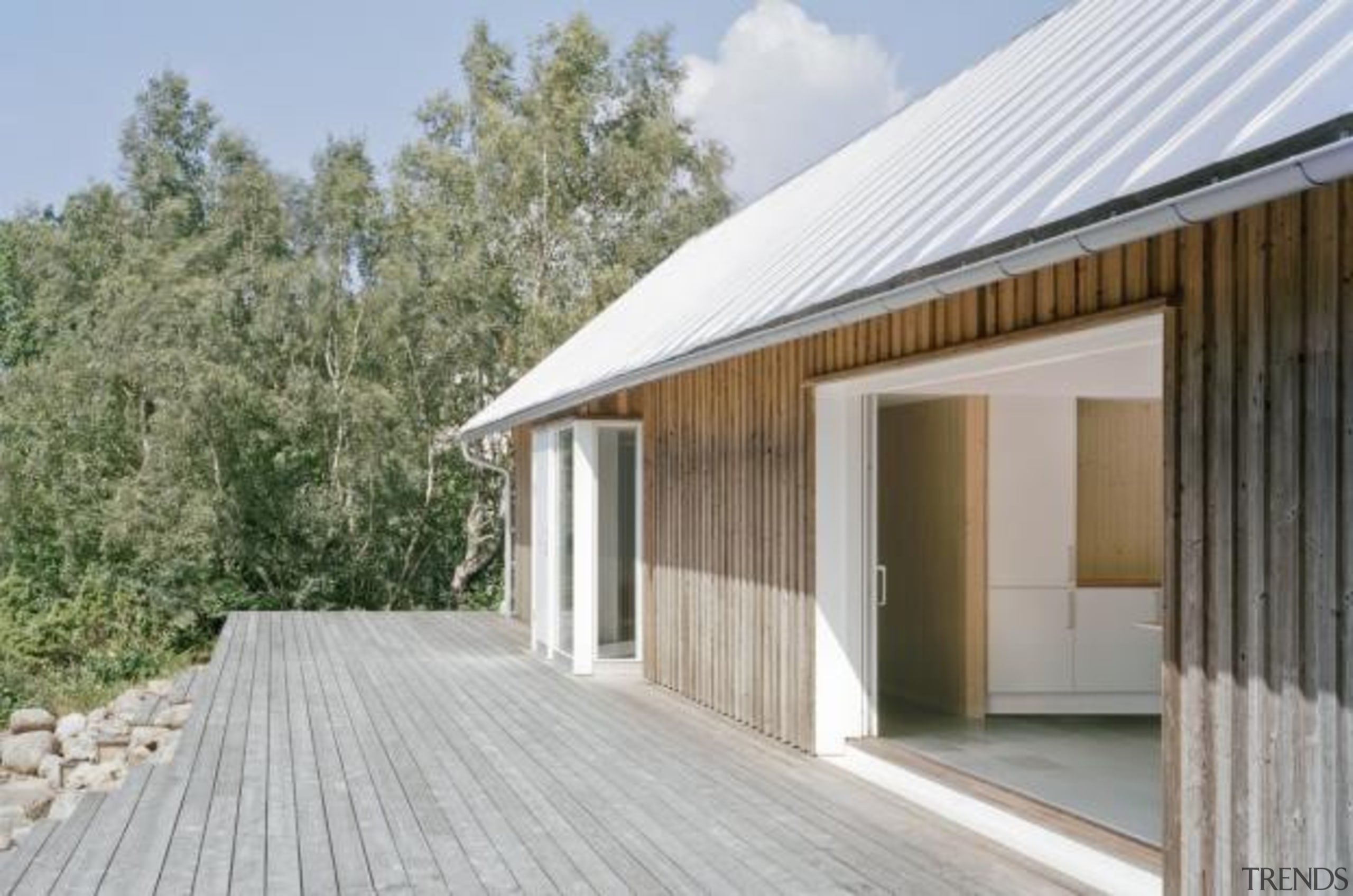 Summer House M, Bohuslän, The West Coast,, SwedenM.B.A. architecture, cottage, facade, home, house, property, real estate, roof, siding, wood, gray