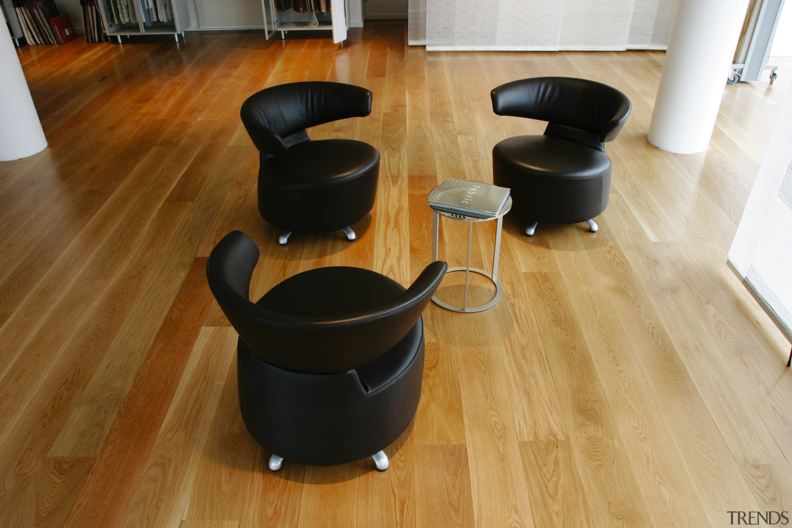 Pale hardwood floors from Ironwood Australia were used chair, floor, flooring, furniture, hardwood, interior design, laminate flooring, product design, table, wood, wood flooring, brown