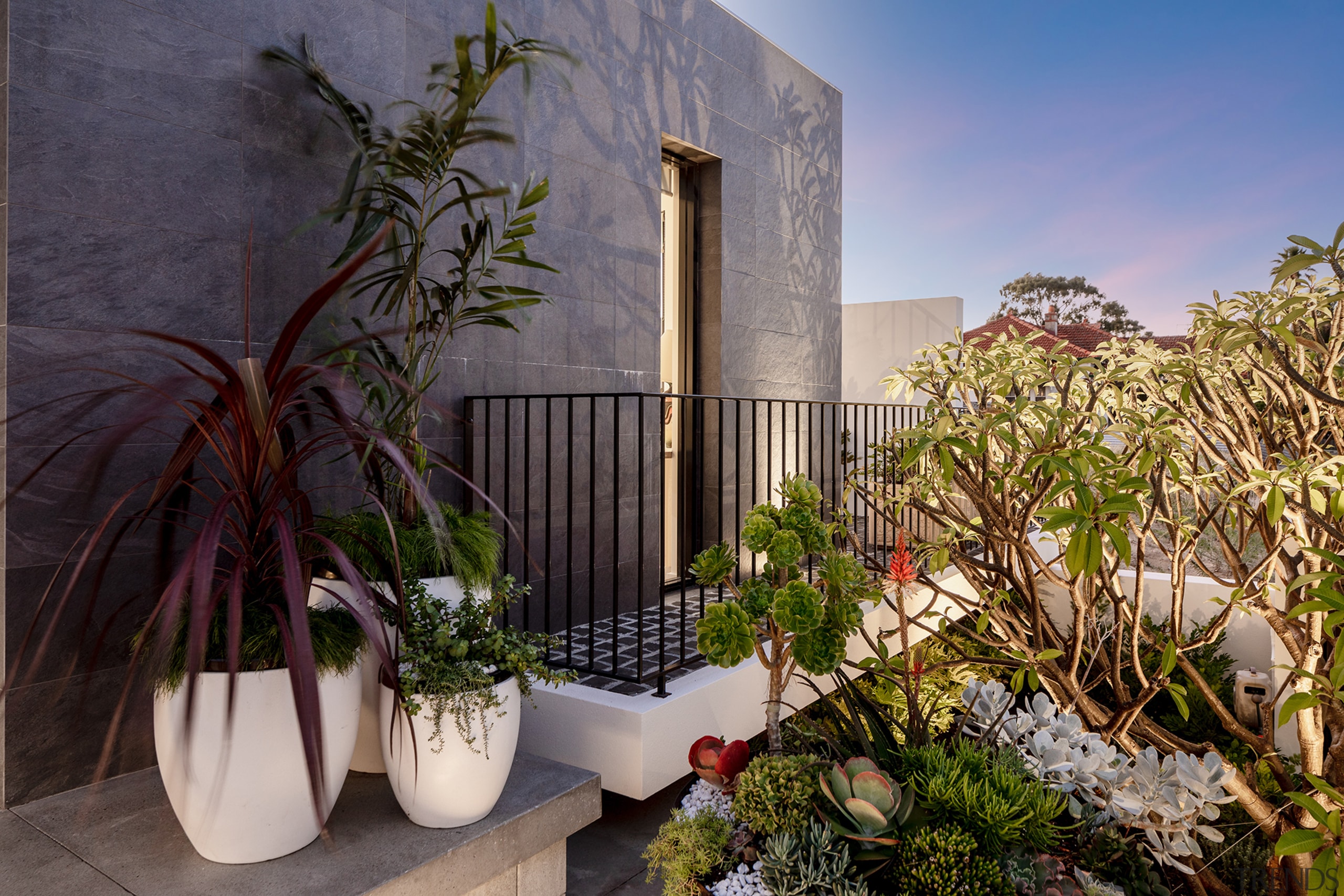 The balcony for the rear upstairs bedroom. - 