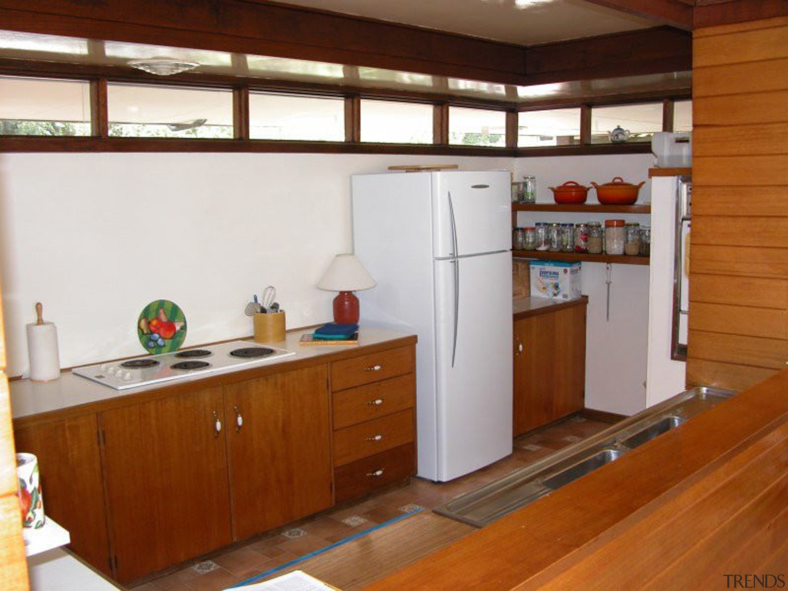 Wood featured in the existing kitchen of this cabinetry, countertop, cuisine classique, hardwood, interior design, kitchen, real estate, room, wood, brown, white