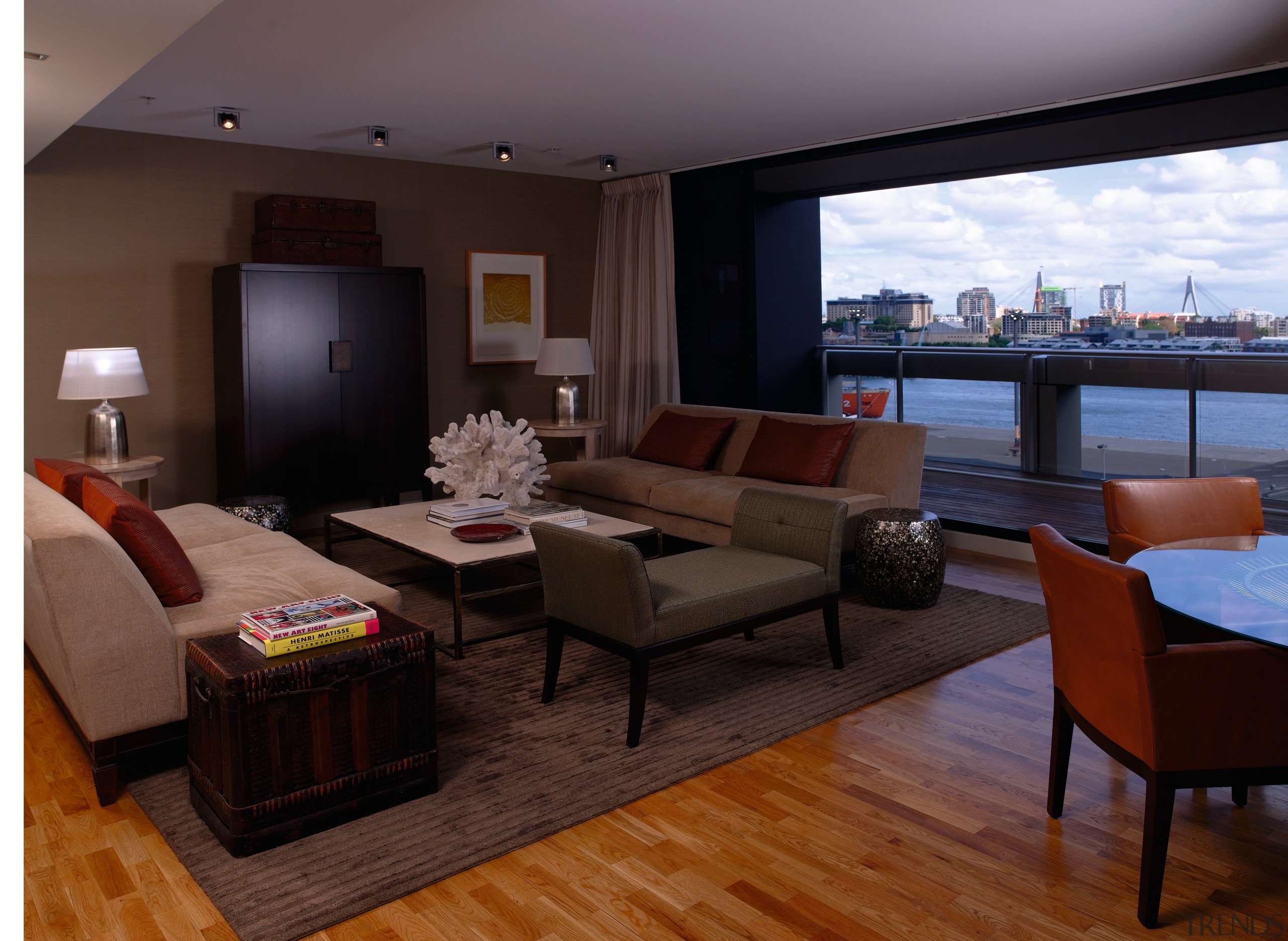 A view of the living area in this home, interior design, living room, real estate, room, suite, black
