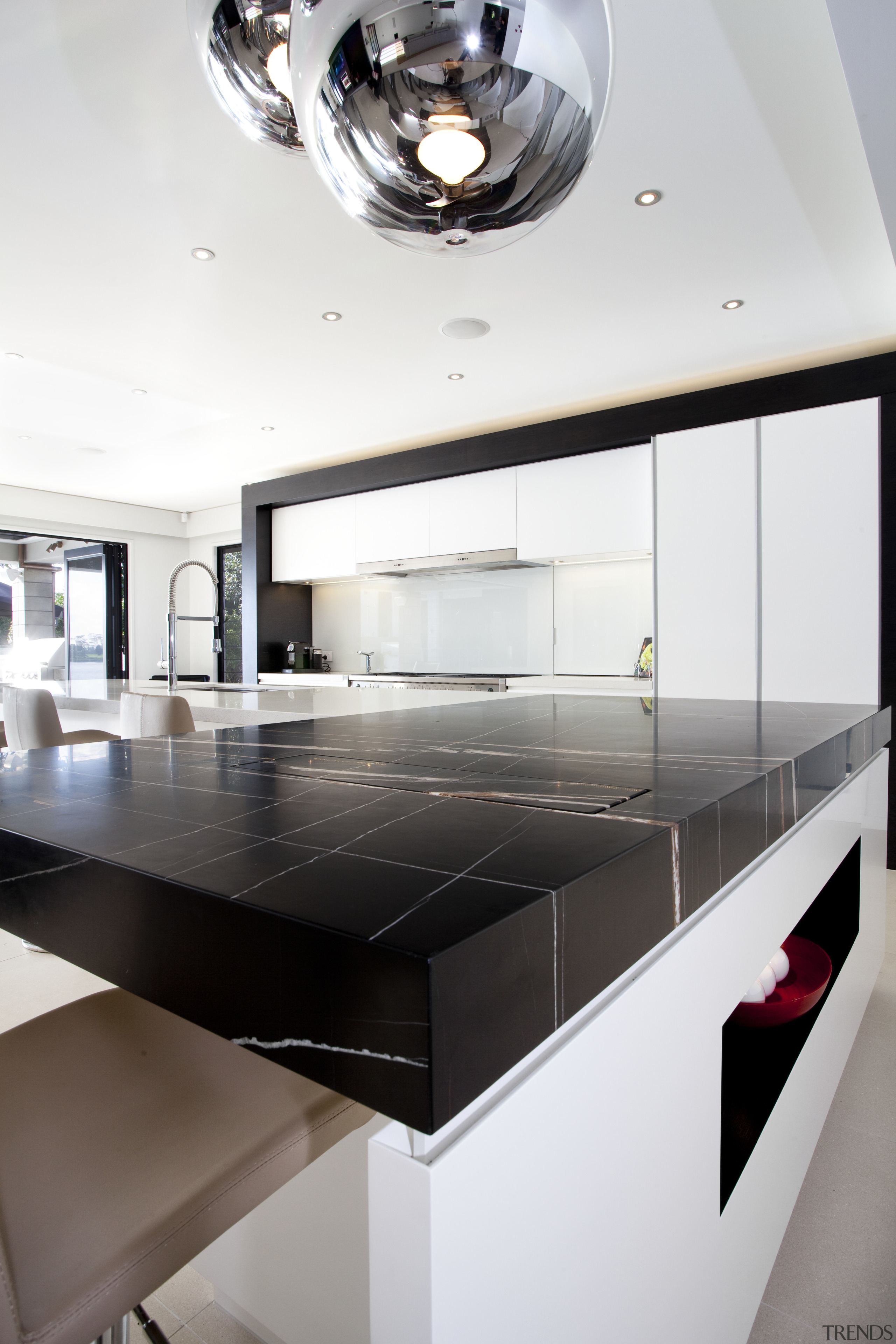 Kitchen designed by Leonie Von Sturmer of Von ceiling, countertop, interior design, kitchen, product design, table, white