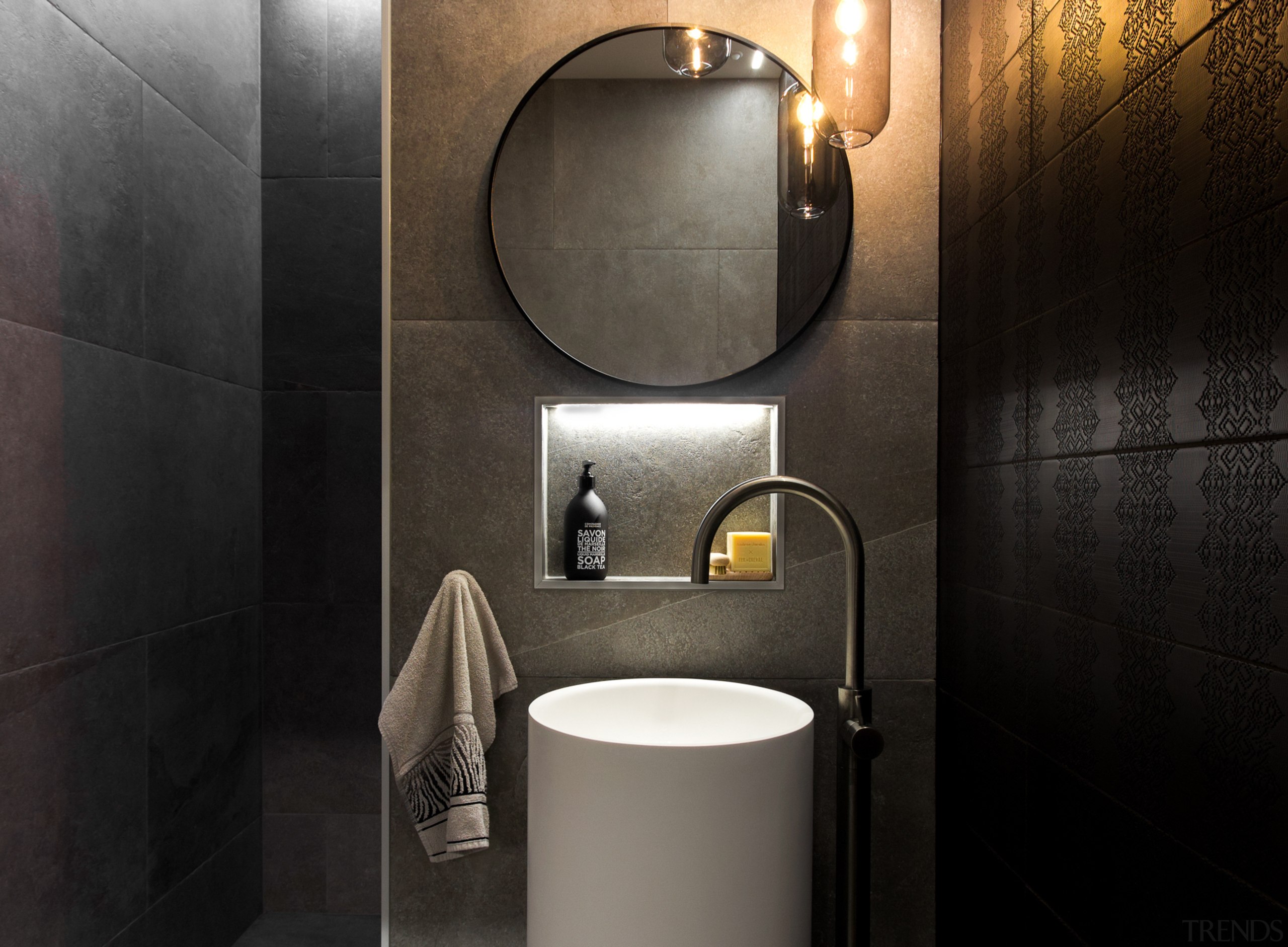 This bathroom is mainly used as a powder 