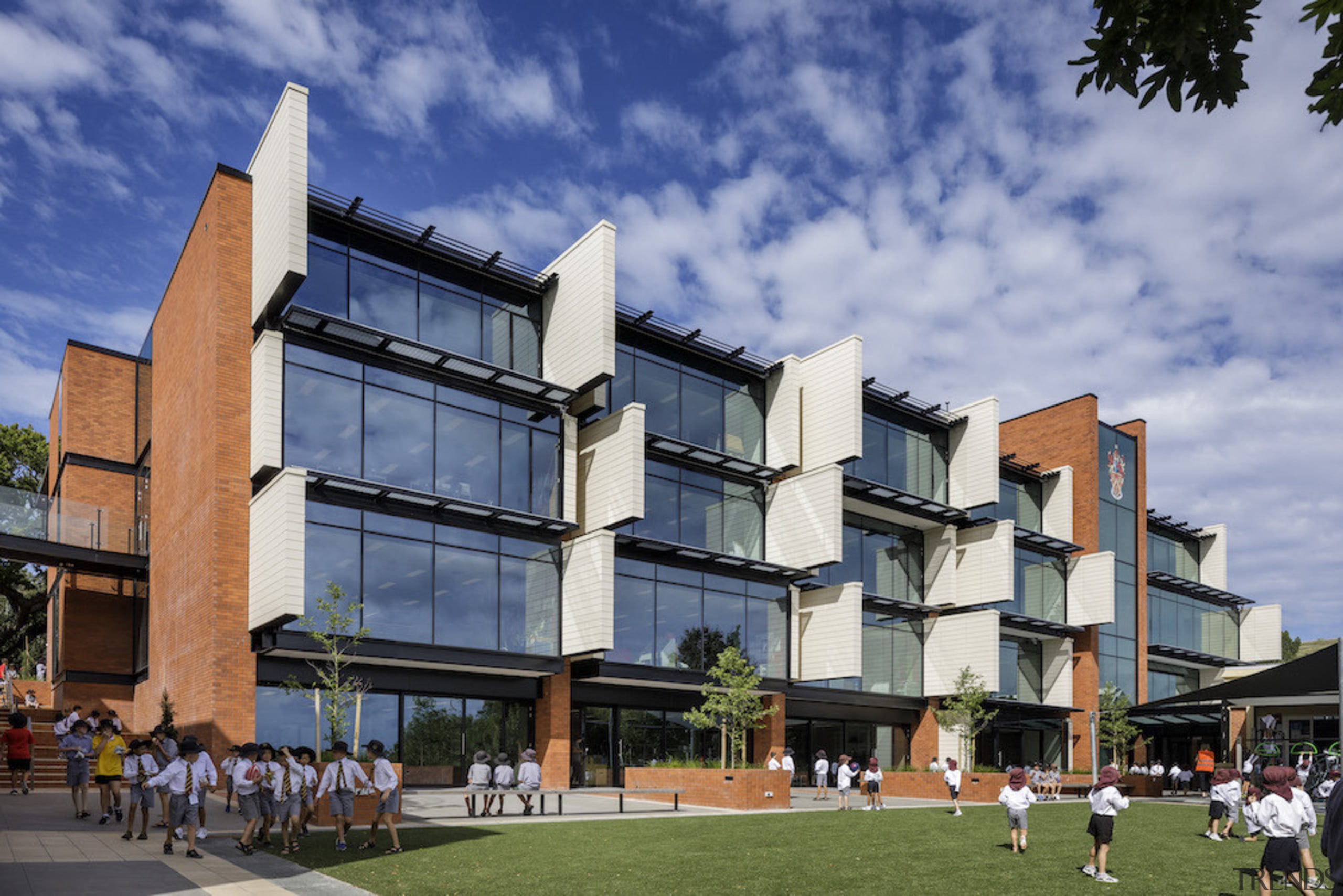 GIB Education Property Award – Excellence &amp; Best apartment, architecture, building, city, commercial building, condominium, corporate headquarters, facade, home, house, metropolitan area, mixed use, neighbourhood, real estate, residential area, sky, blue