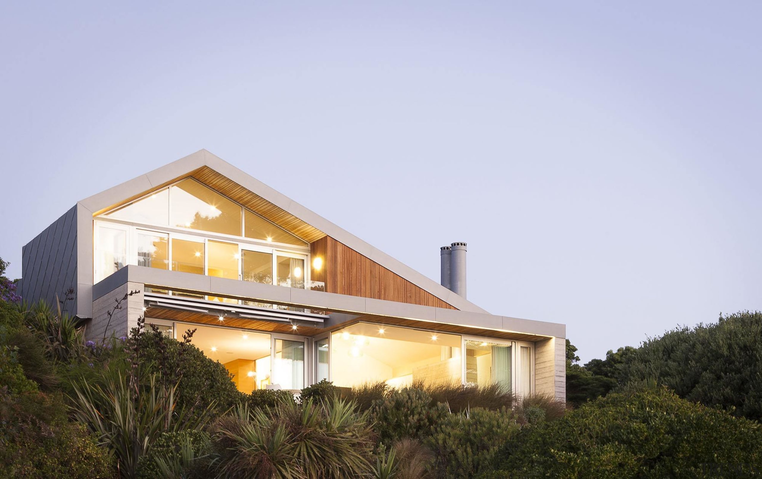 Wellington Architecture Awards architecture, building, cottage, elevation, estate, facade, home, house, property, real estate, roof, sky, villa, teal