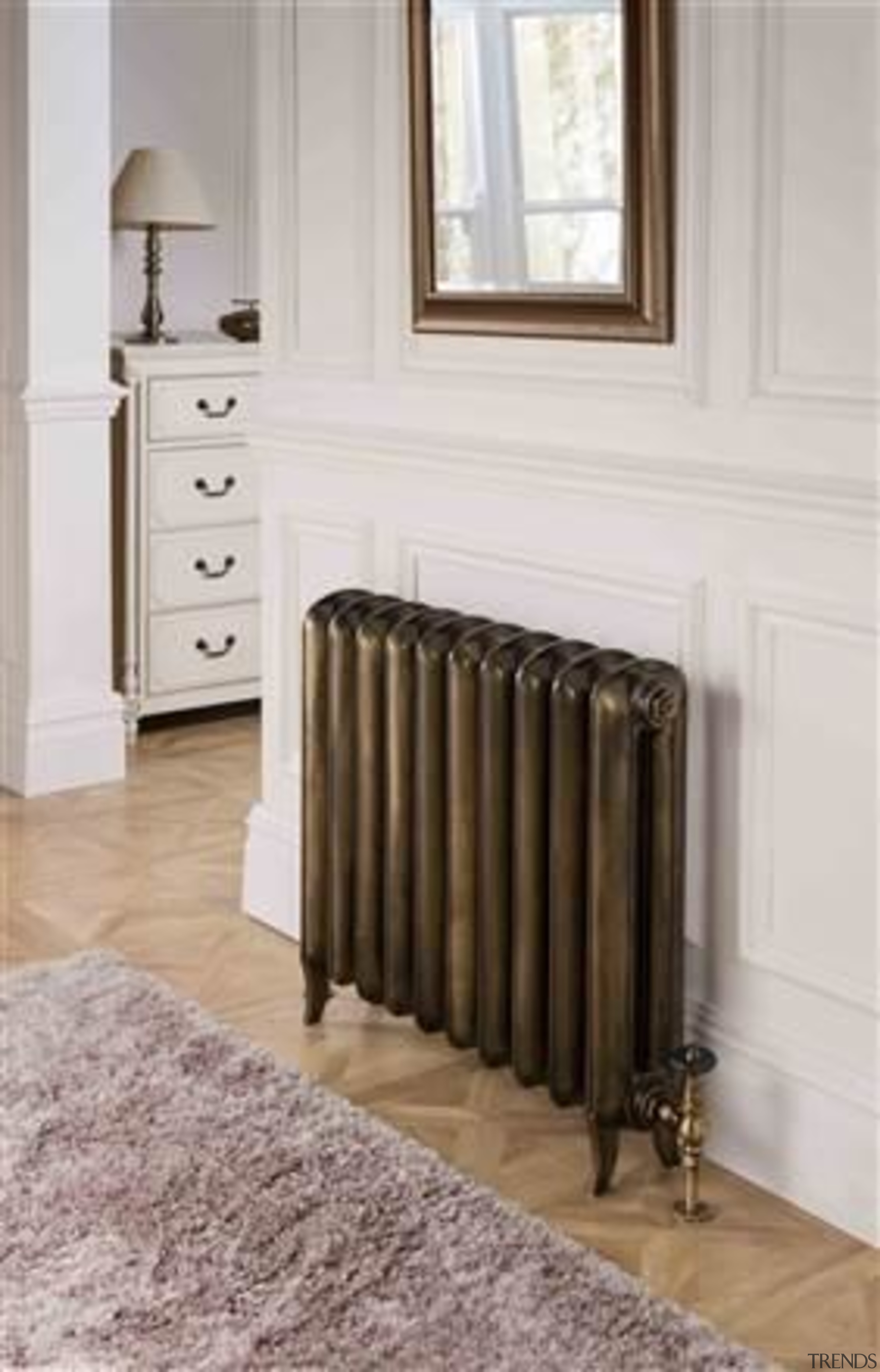 Linton Antique Bronze 440 70 29740 - bed bed frame, chest of drawers, drawer, floor, flooring, furniture, hardwood, interior design, laminate flooring, product, table, tile, wall, wood flooring, wood stain, gray