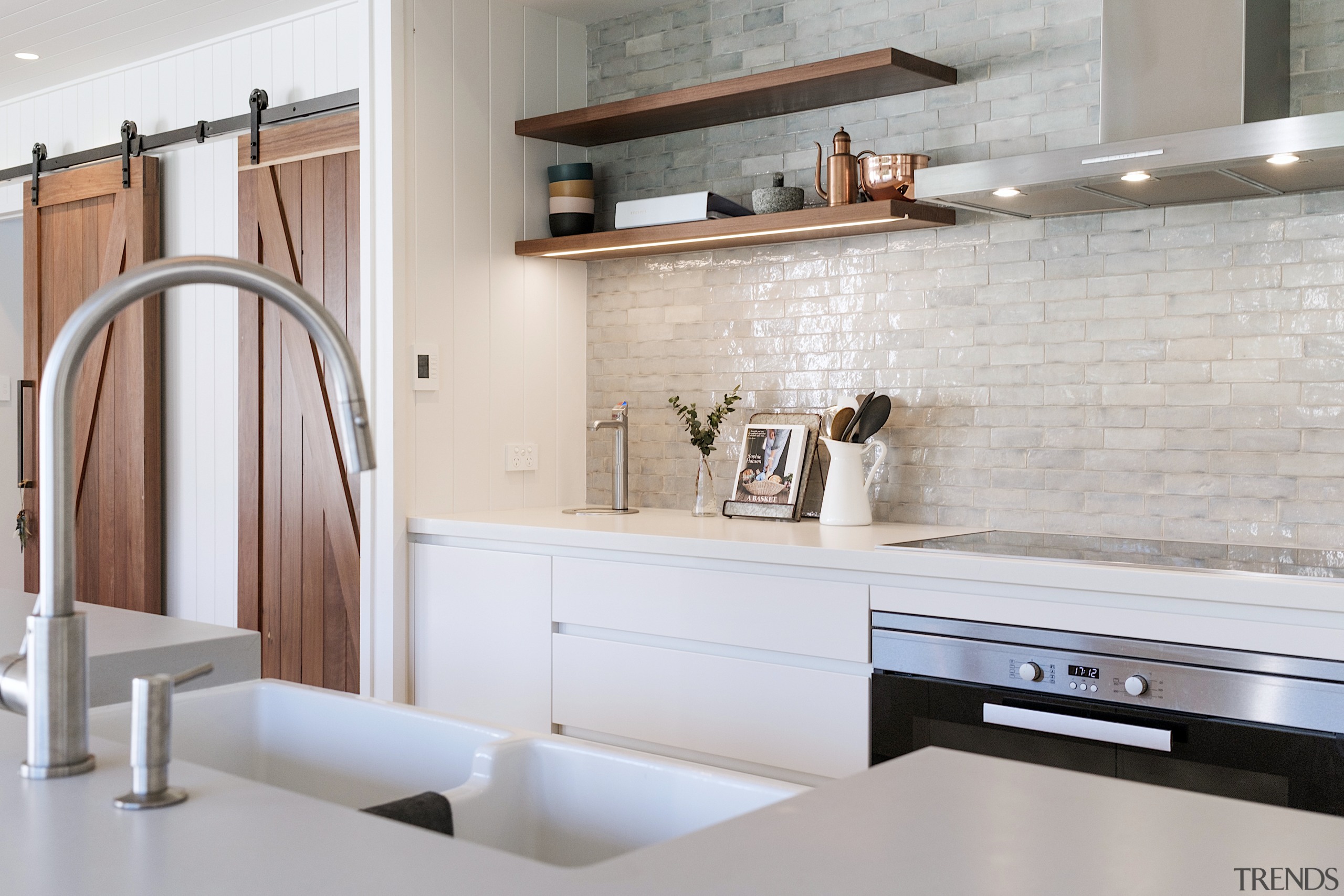 Recycled timber elements and hints of vintage textures 