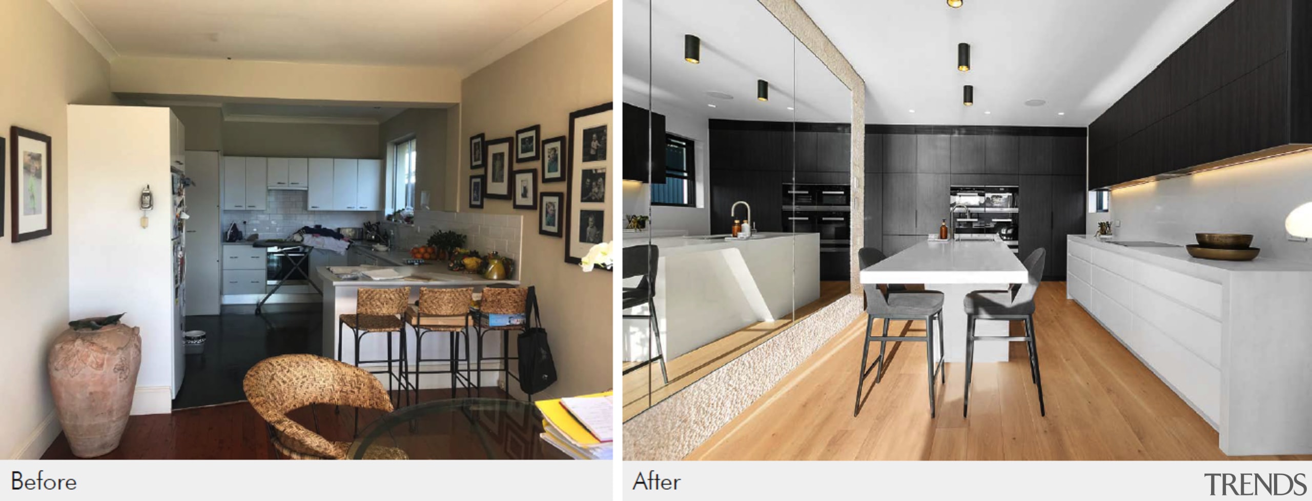 Old kitchen vs new kitchen. - Sense of 