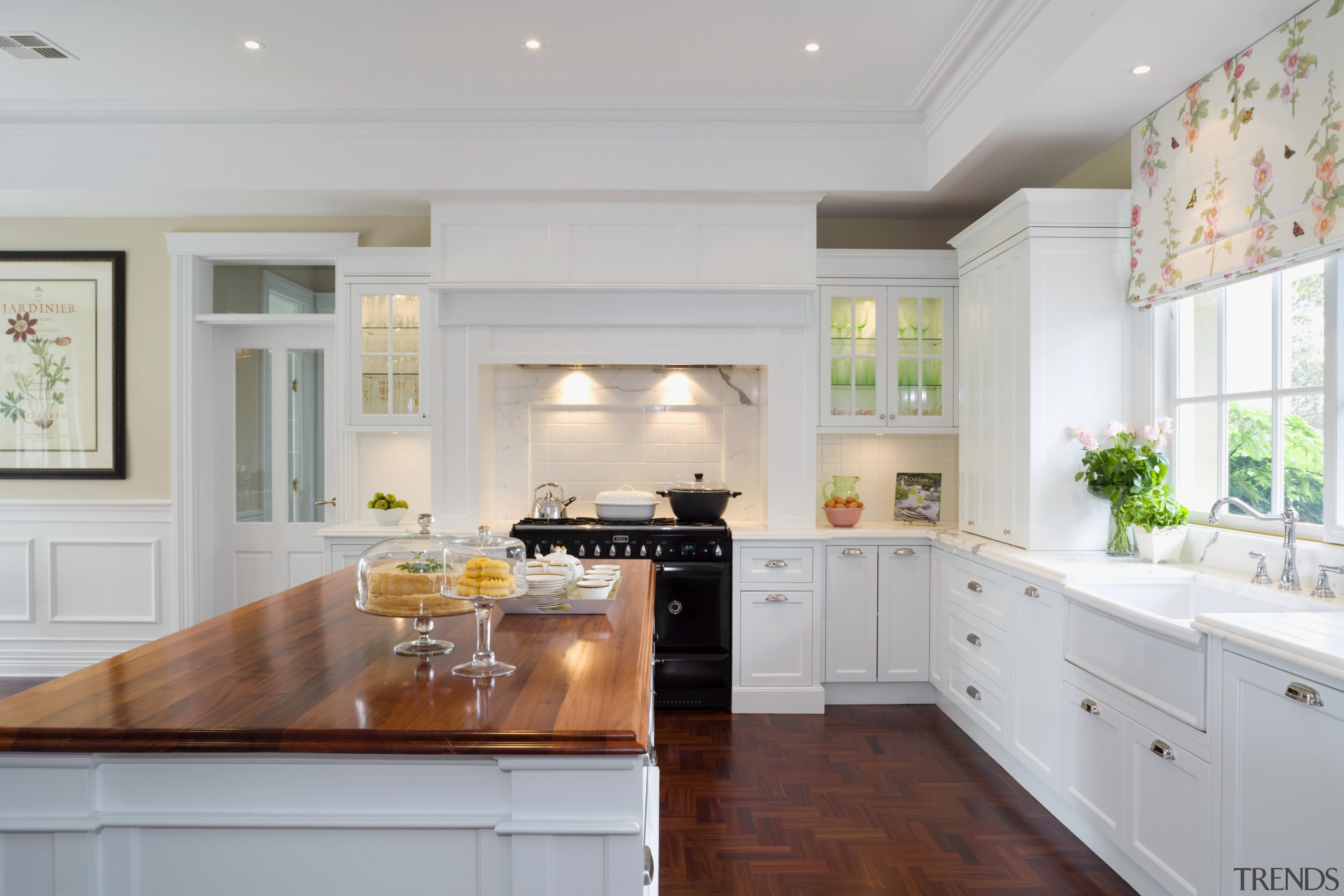 View of kitchen designed by architect Gary McFarlane cabinetry, countertop, cuisine classique, home, interior design, kitchen, real estate, room, window, gray