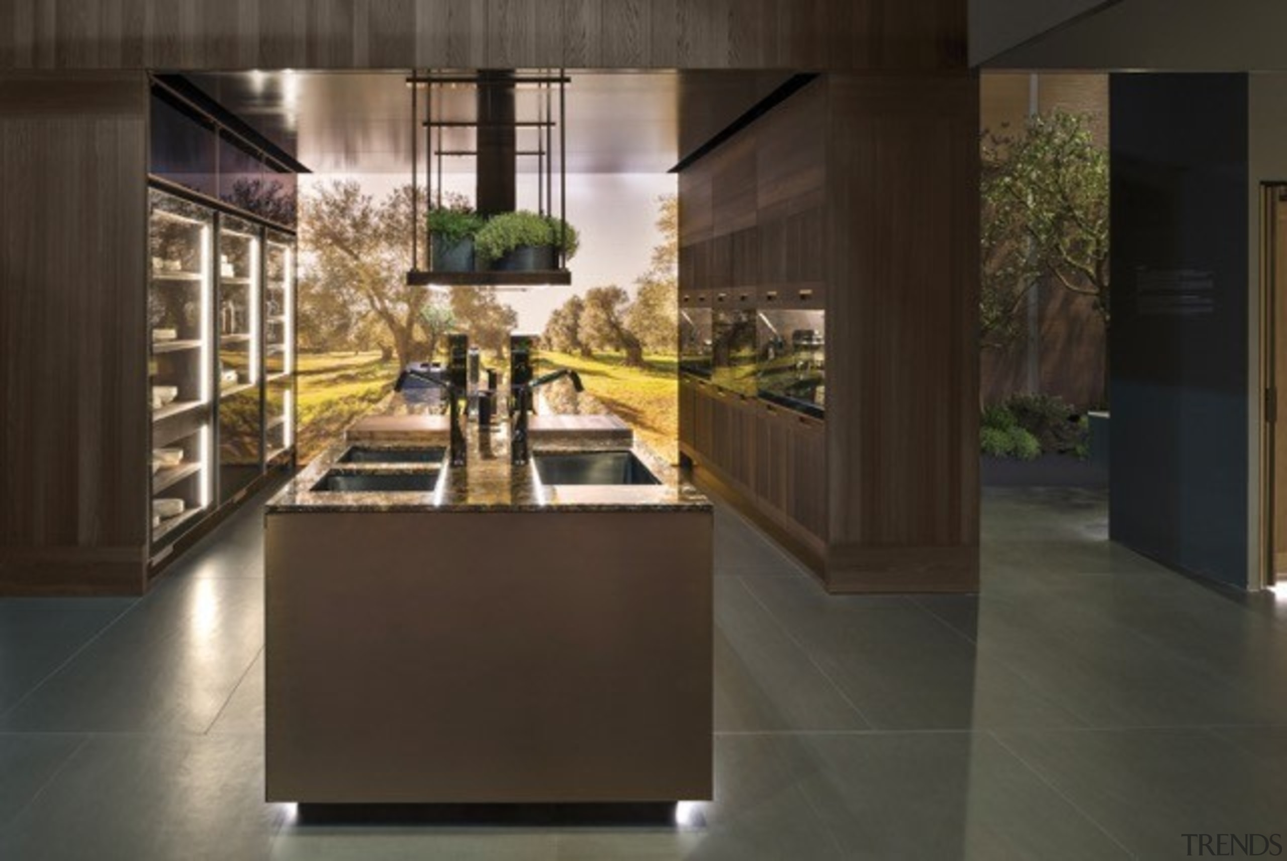 Principia     Function and Ritual countertop, floor, flooring, interior design, lobby, black