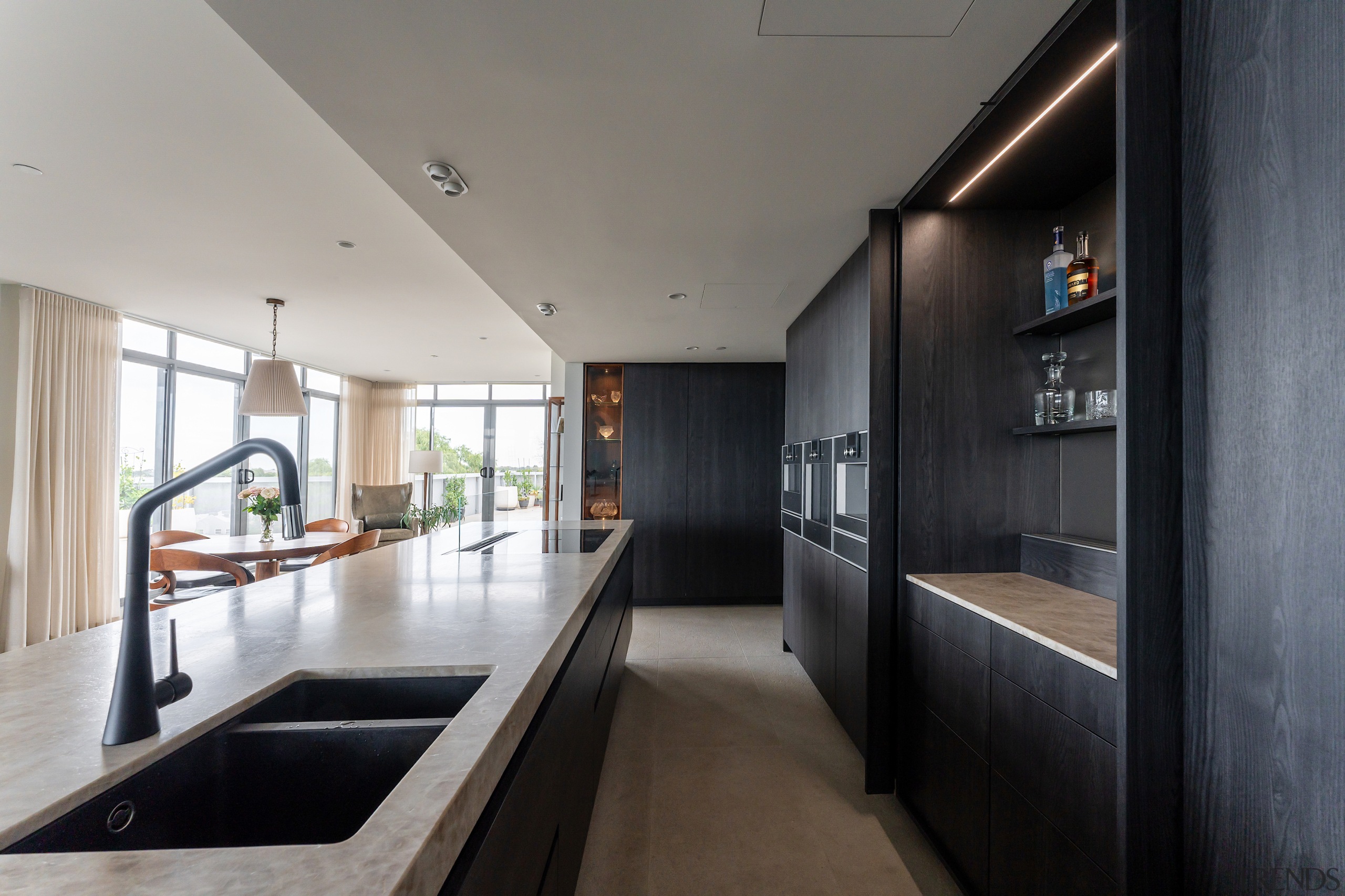 An Abey Tinkd-B tap with pull out spray 