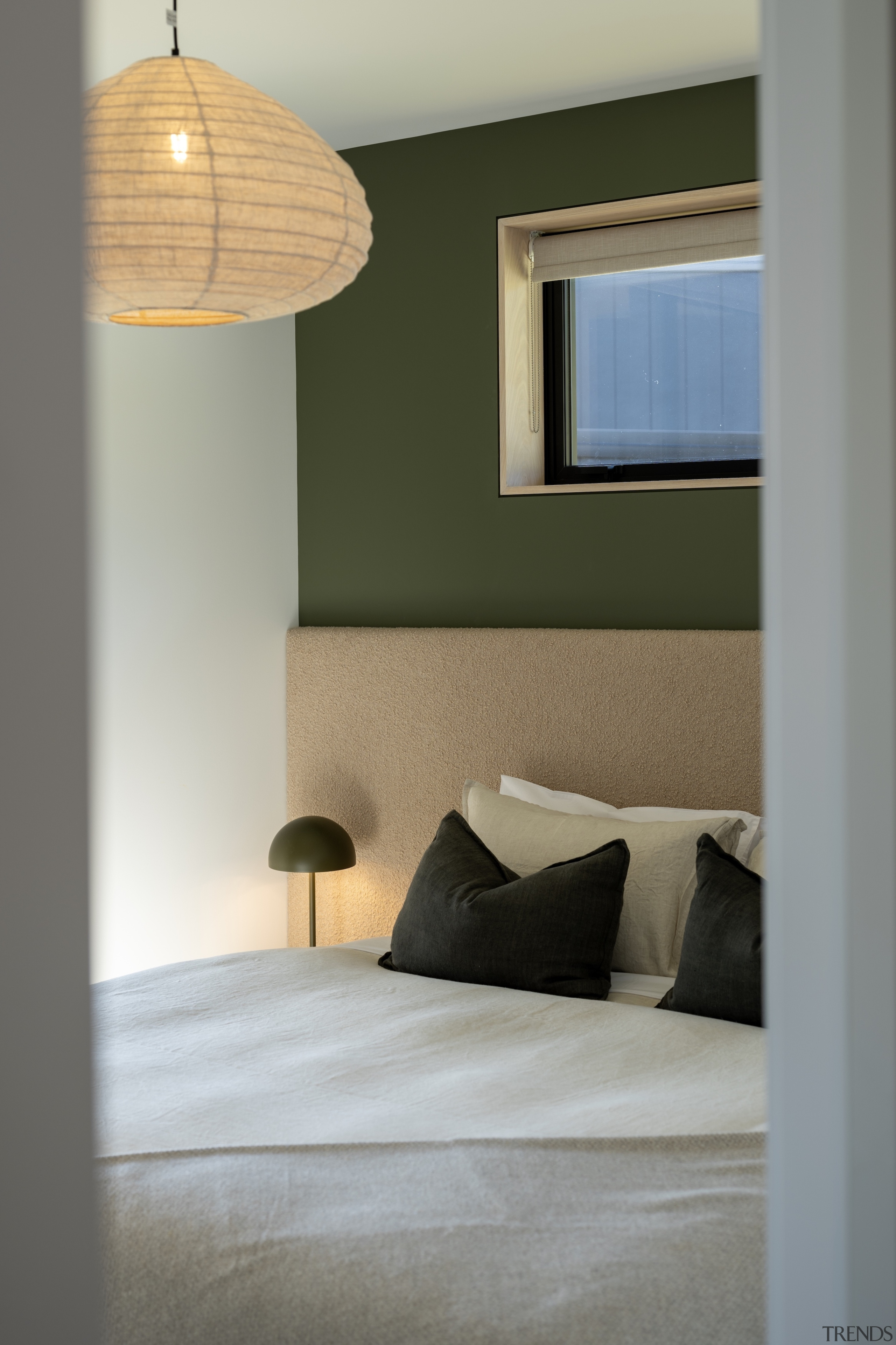 Bedroom detail – even the lighting has a 