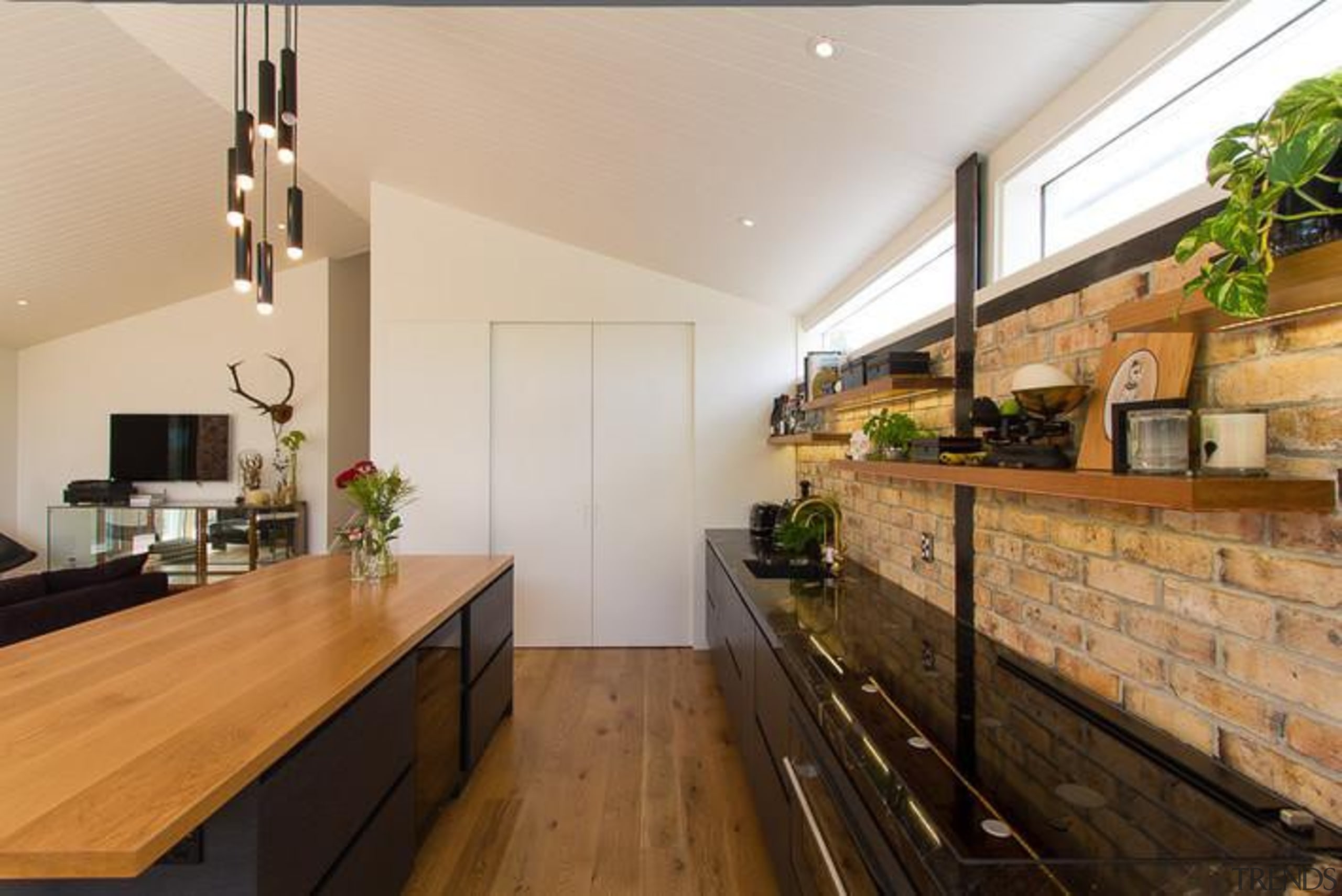 John St. 7 - countertop | interior design countertop, interior design, kitchen, real estate, gray, brown