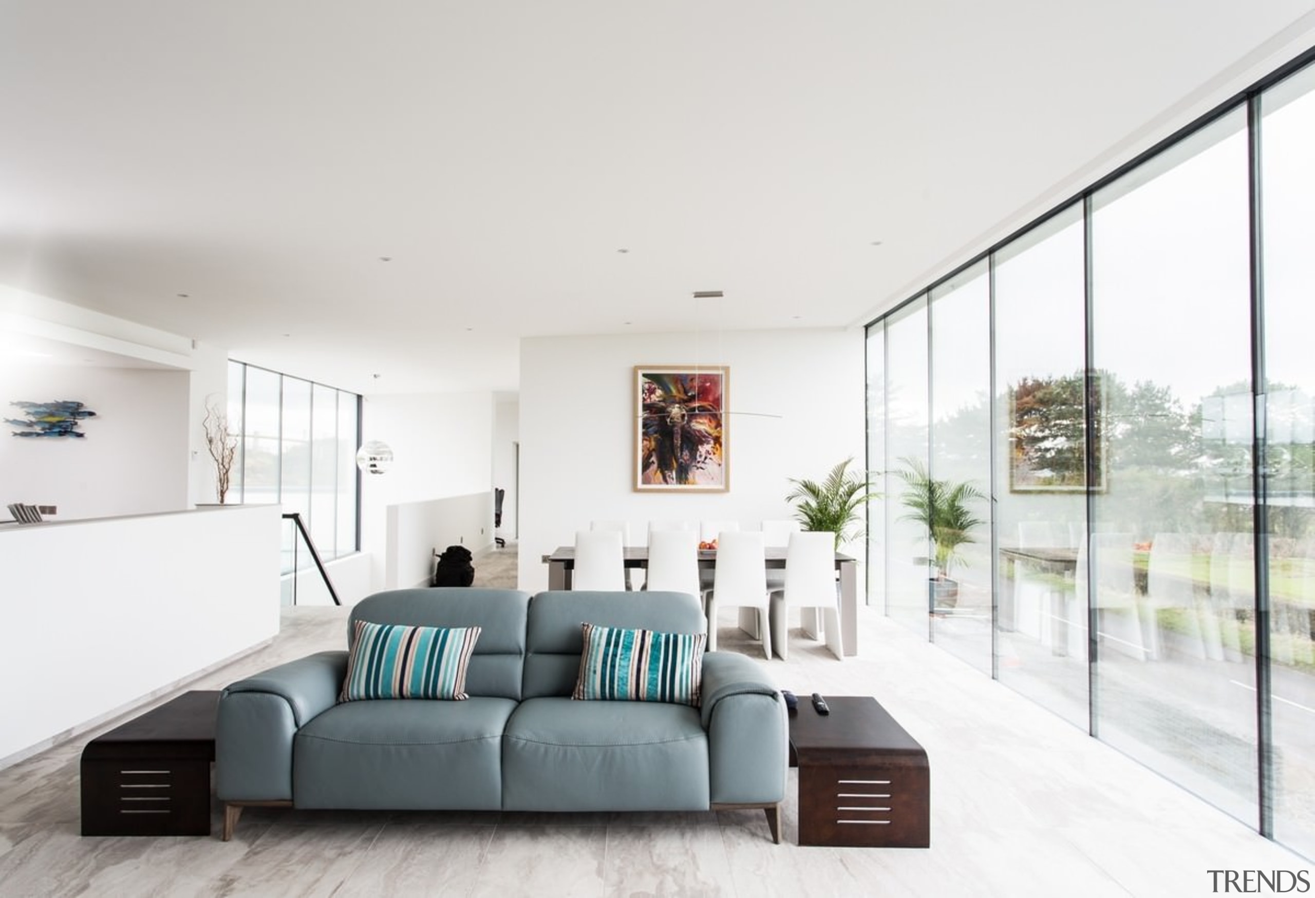 Architect: 2020 ArchitectsPhotography by Reinis Babrovskis architecture, house, interior design, living room, property, real estate, white