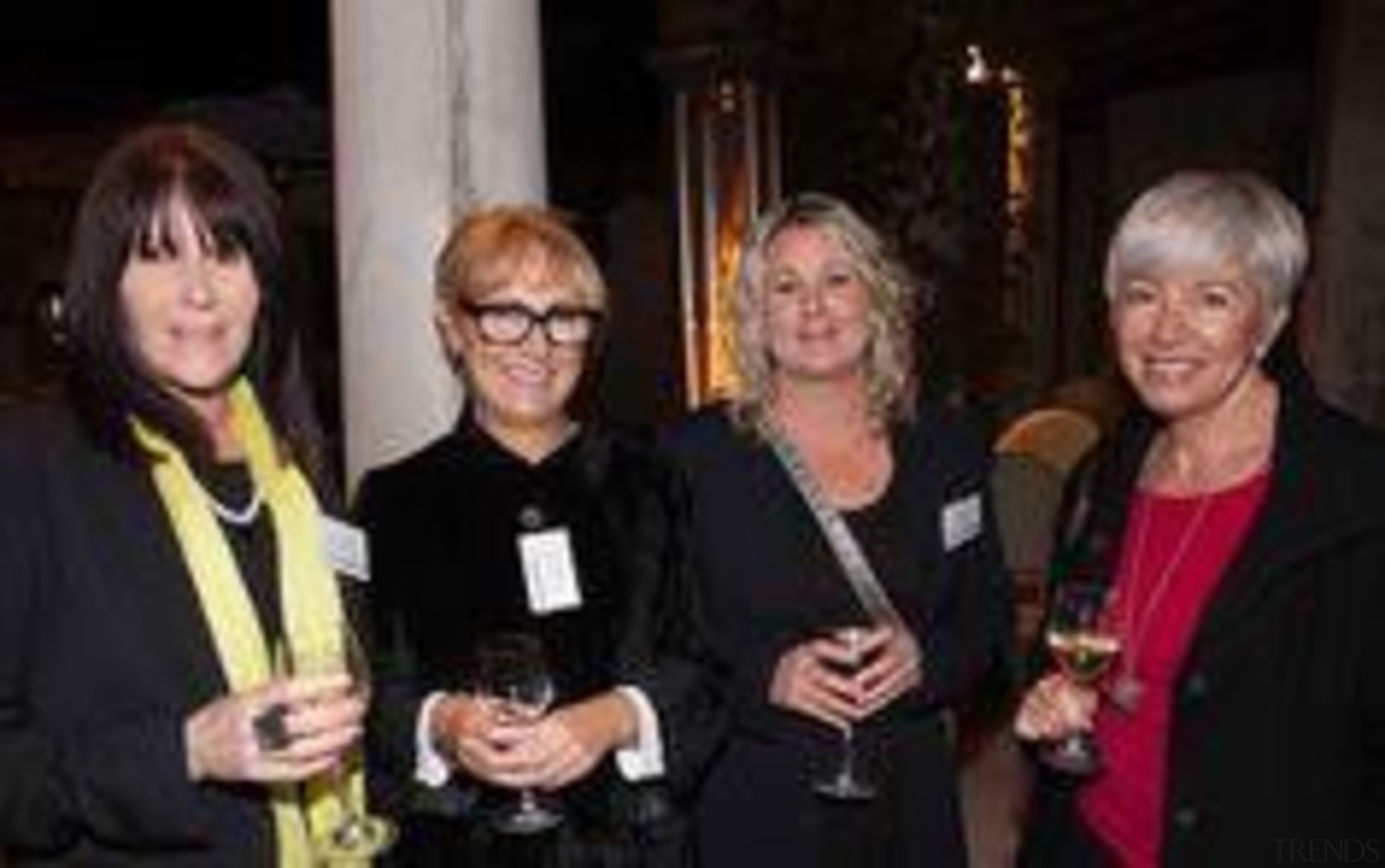 Toni Rogers (Laminex New Zealand), Alison McDonald, Belina event, socialite, black