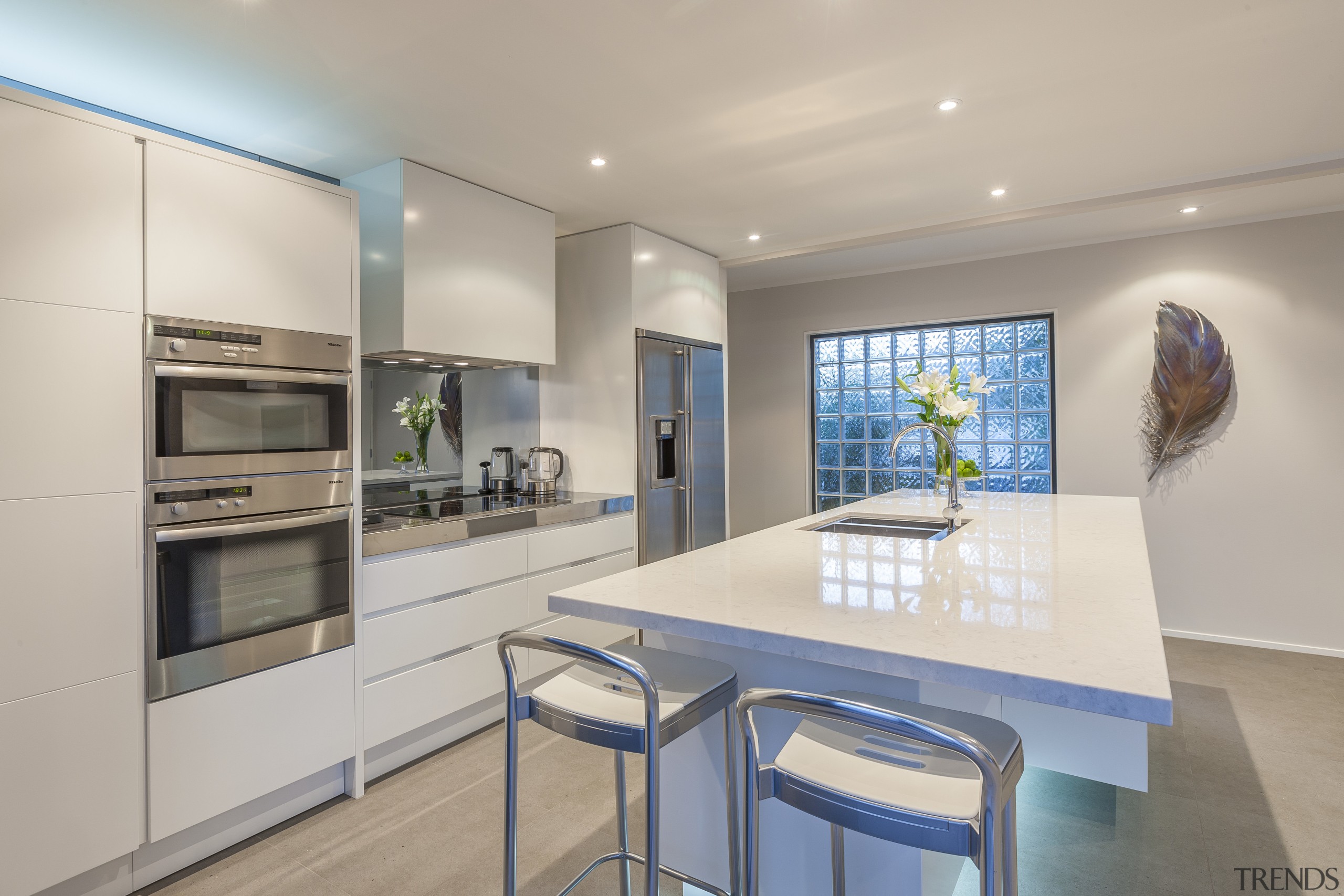 Minimalist new kitchen by Fyfe Kitchens - Minimalist countertop, interior design, kitchen, real estate, gray