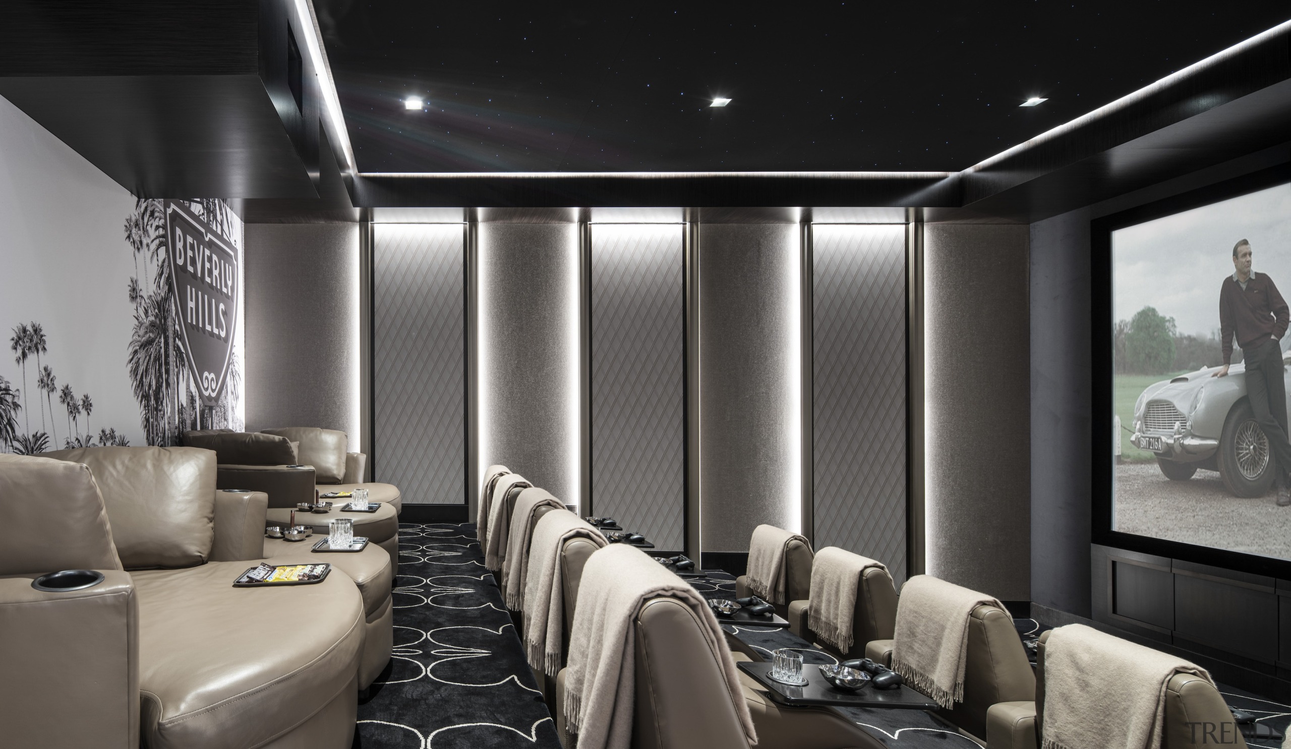 The oh-so-plush media room. - Butterfly - 