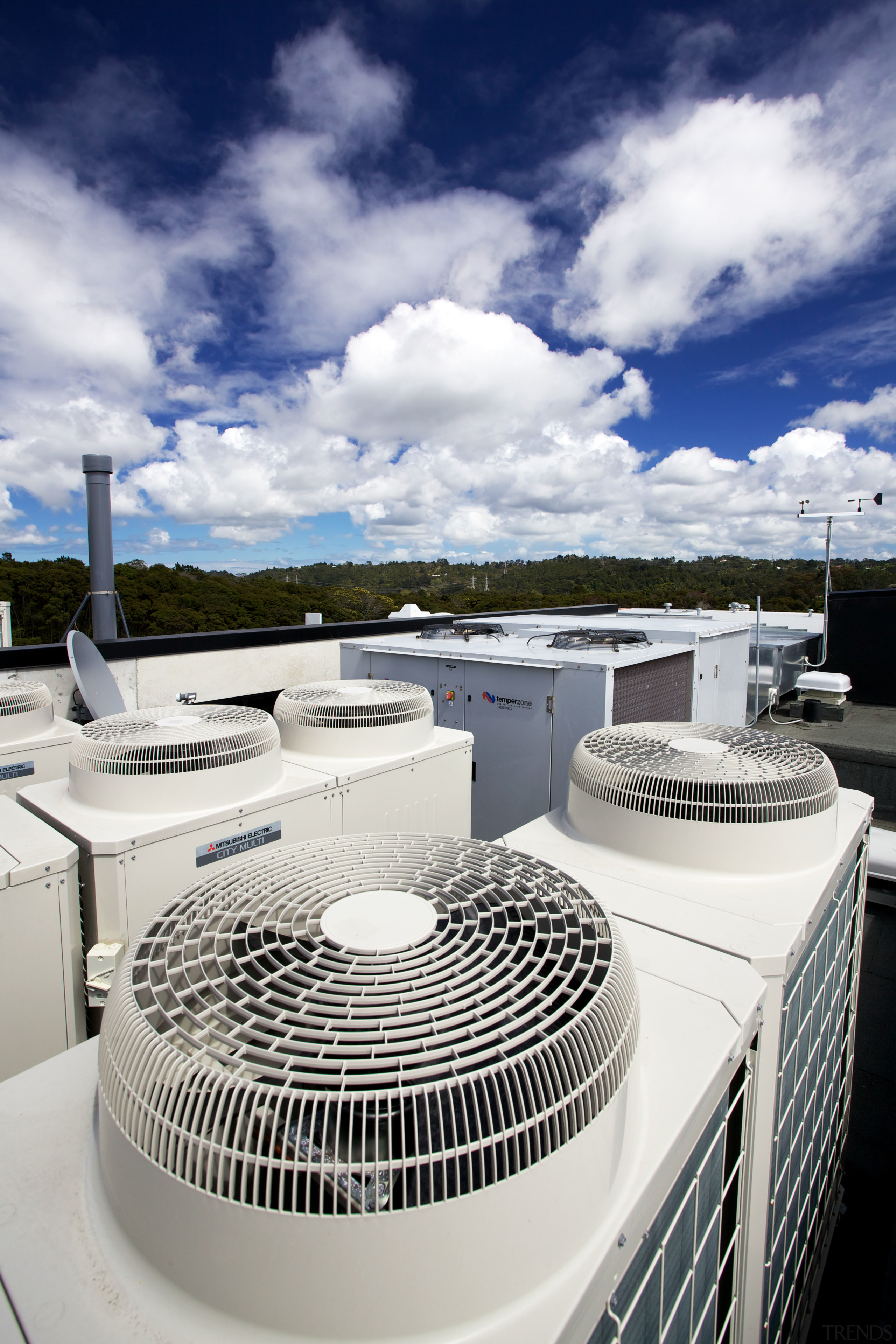 The clean-lined architecure of the facility is matched architecture, sky, water, yacht, gray, white