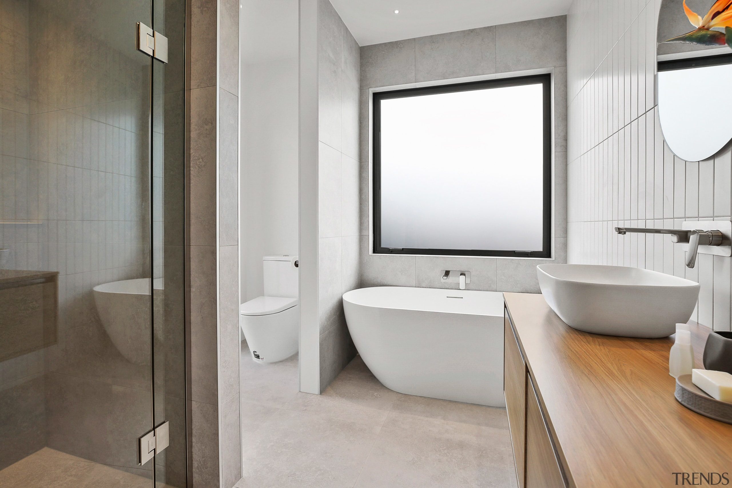 The master ensuite includes a luxurious tiled shower 