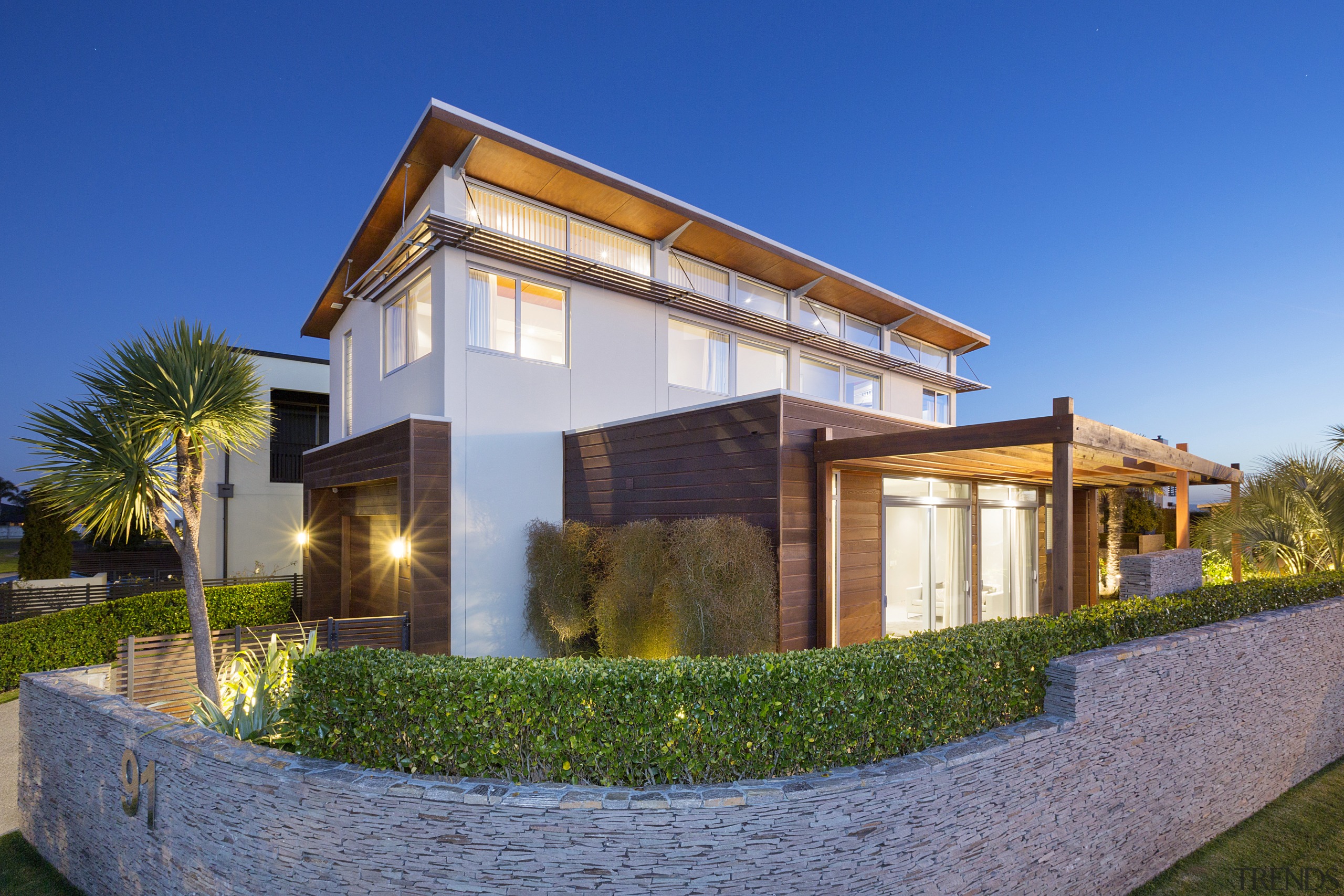 Sun, sand and surf - the Coast papamoa architecture, cottage, elevation, estate, facade, home, house, property, real estate, residential area, sky, villa, blue