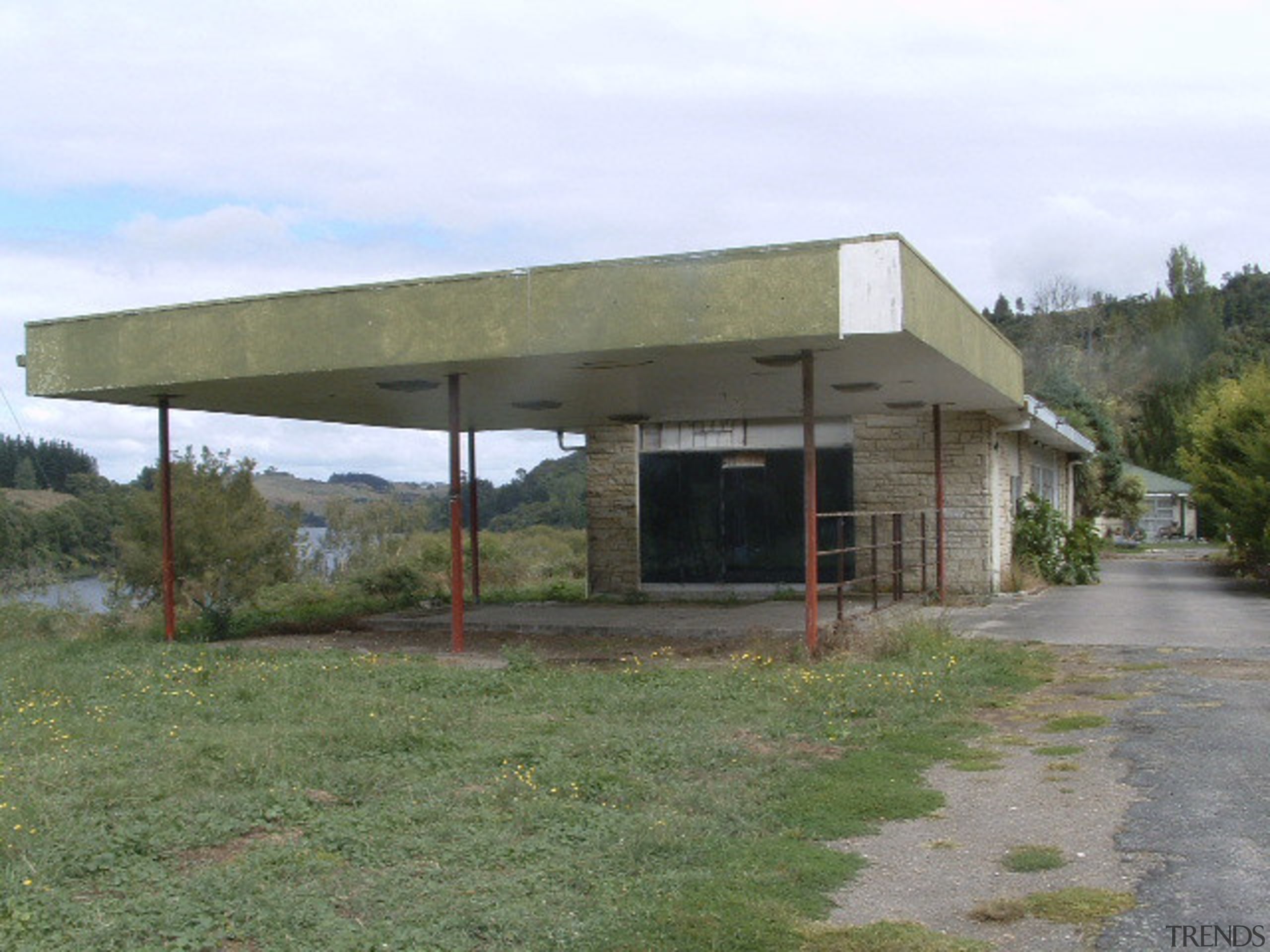 A view of the home before it was house, land lot, property, real estate, white