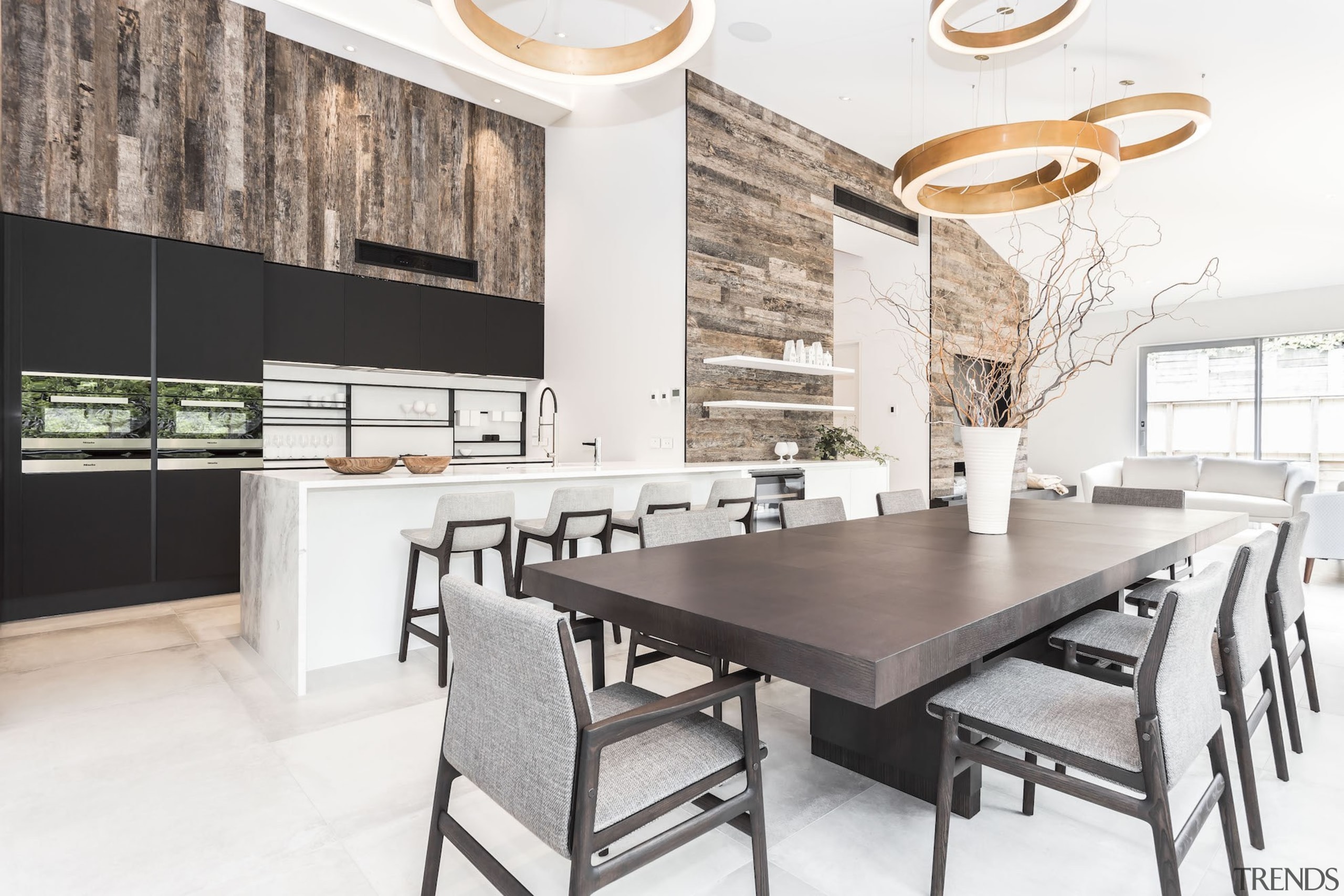 Poliform Kitchen from Studio Italia - countertop | countertop, dining room, furniture, interior design, kitchen, table, white