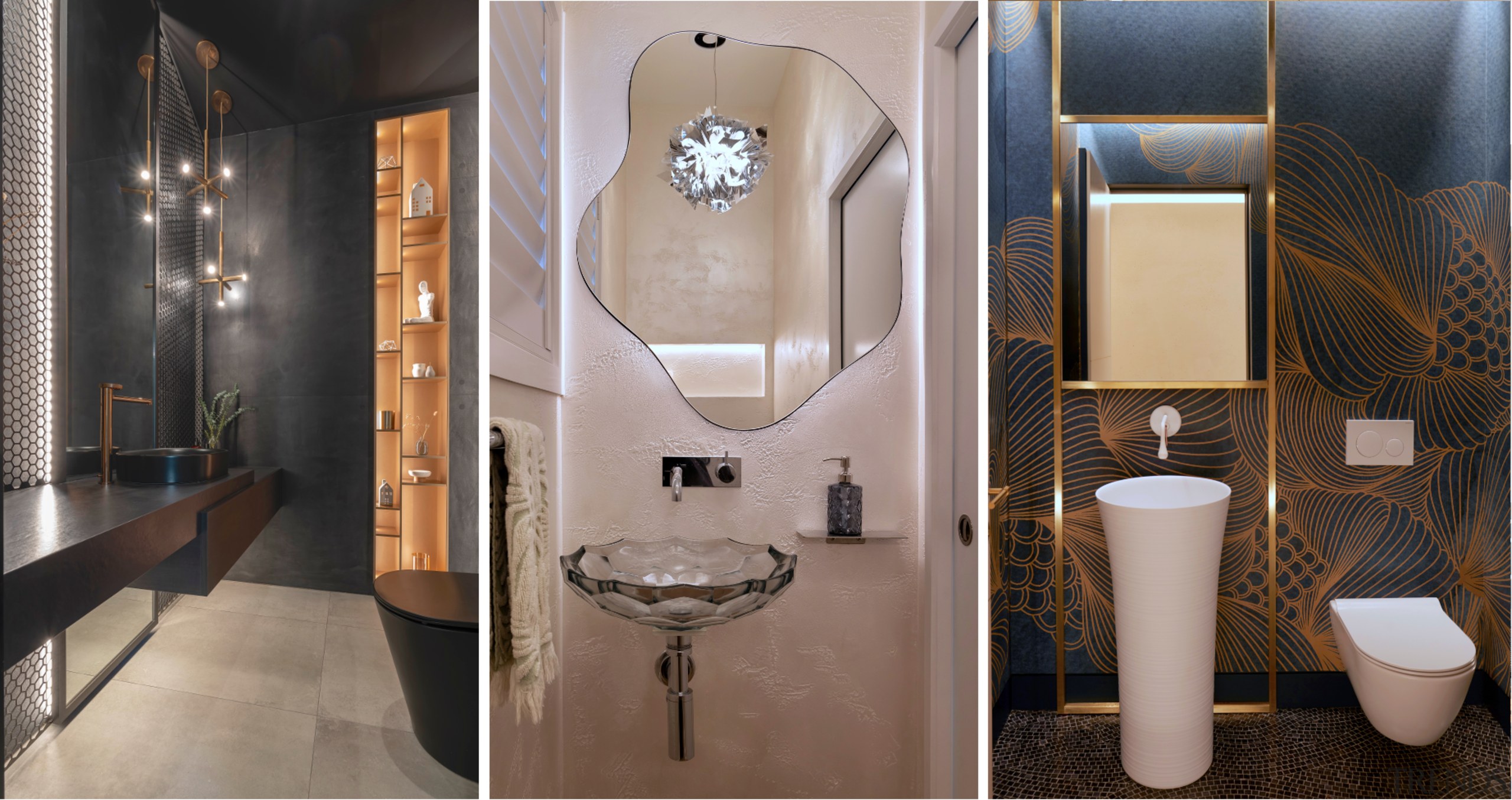 Powder rooms to surprise and amaze. - Big 