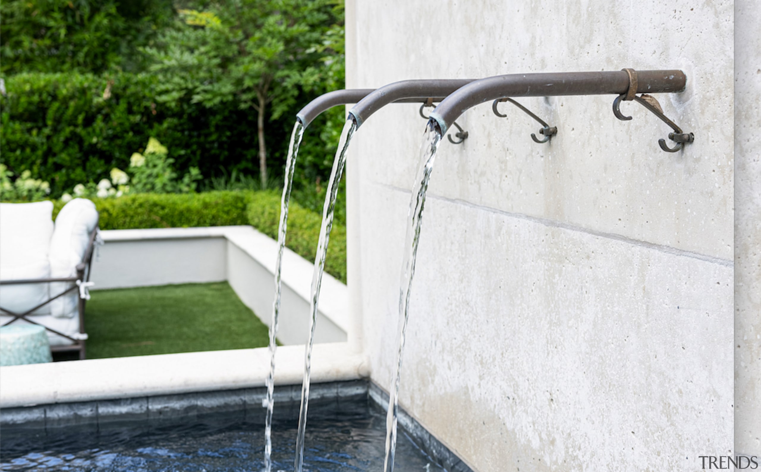Fountain detail. - Formal yet fun - 