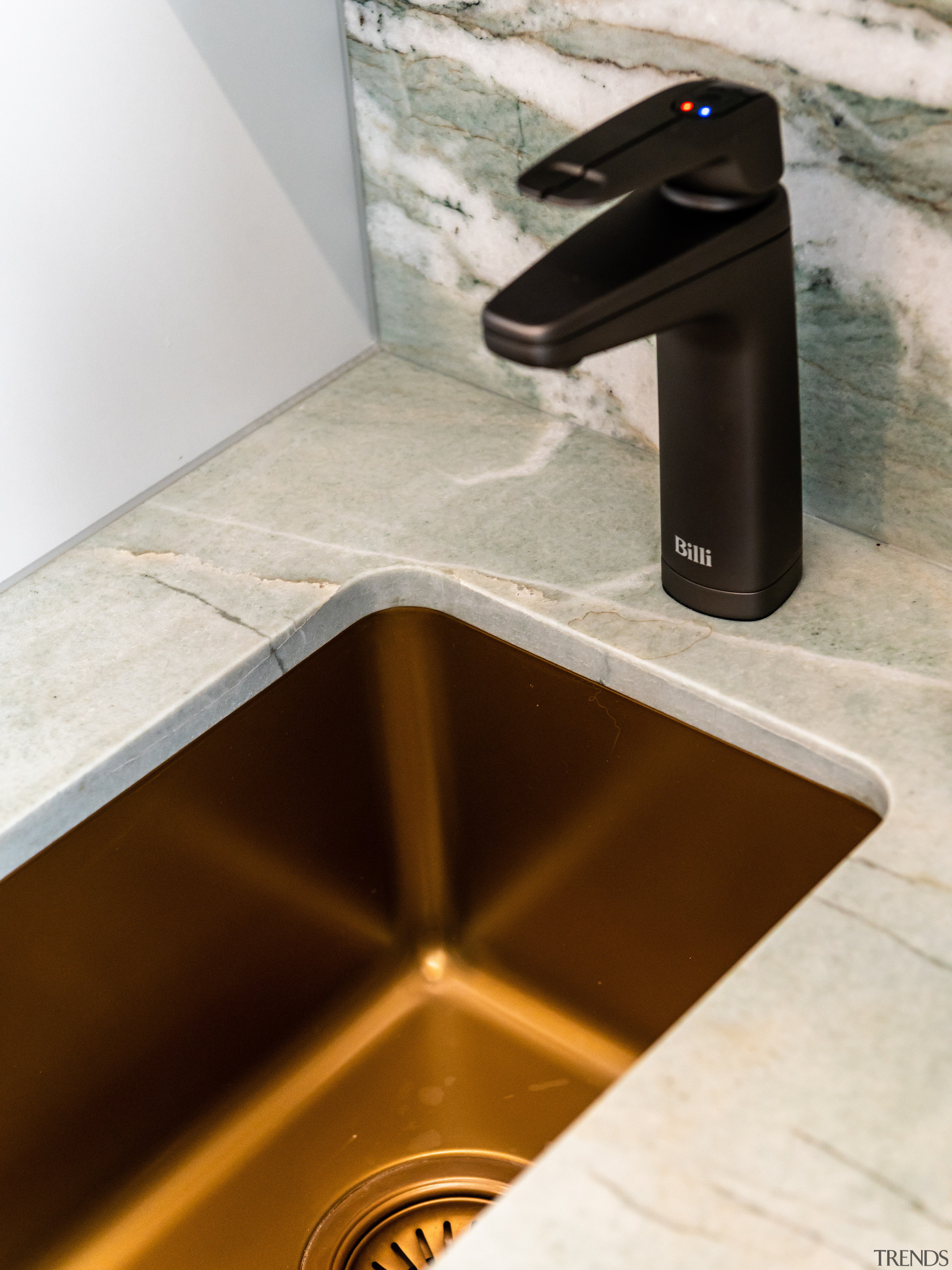 The additional pantry sink with Billi tap.  