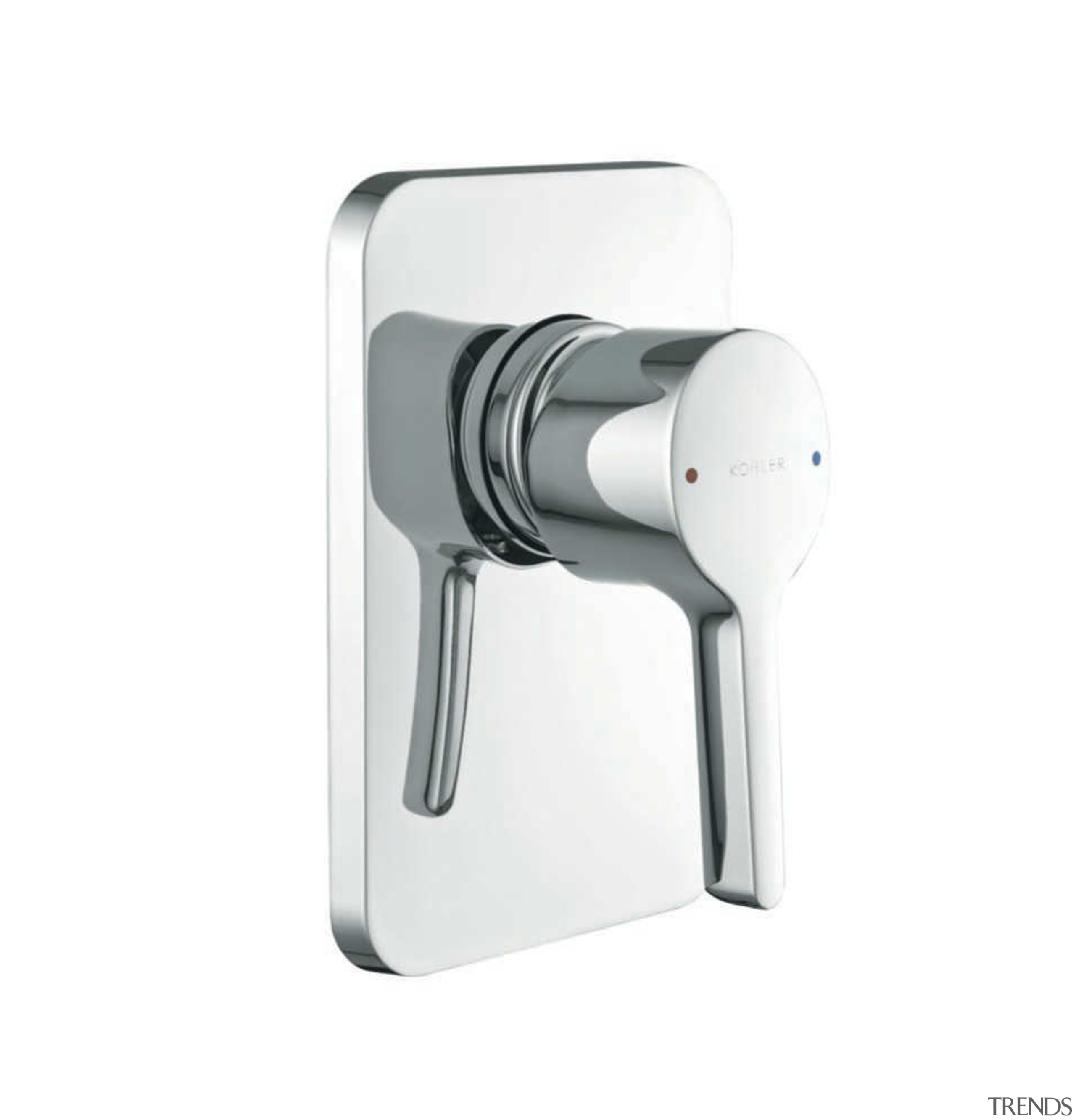 Shower mixer by Kohler - Shower mixer by plumbing fixture, product, product design, tap, white