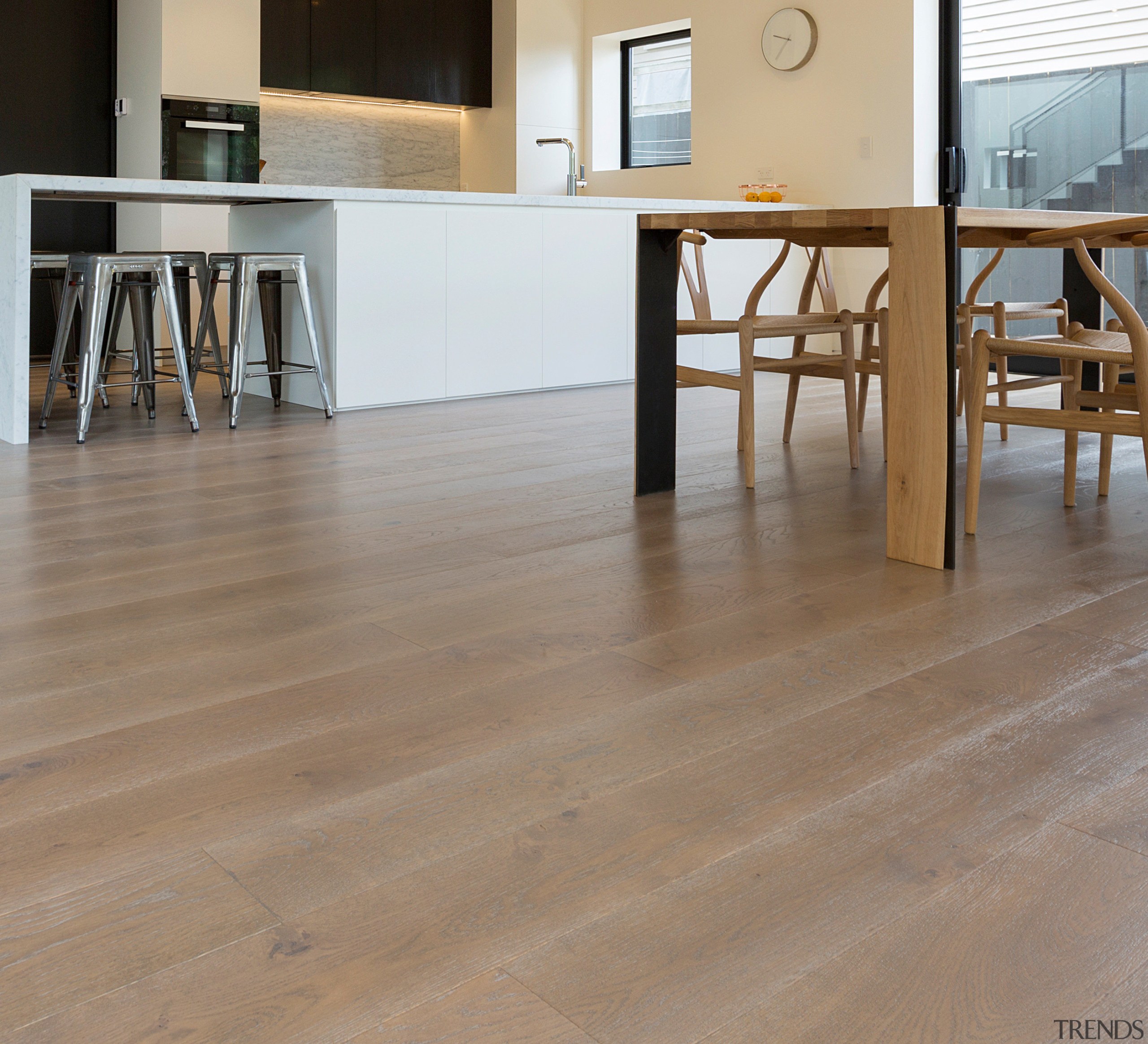 Prefinished, engineered real wood floors from Forte Flooring floor, flooring, furniture, hardwood, laminate flooring, table, tile, wood, wood flooring, wood stain, brown, gray