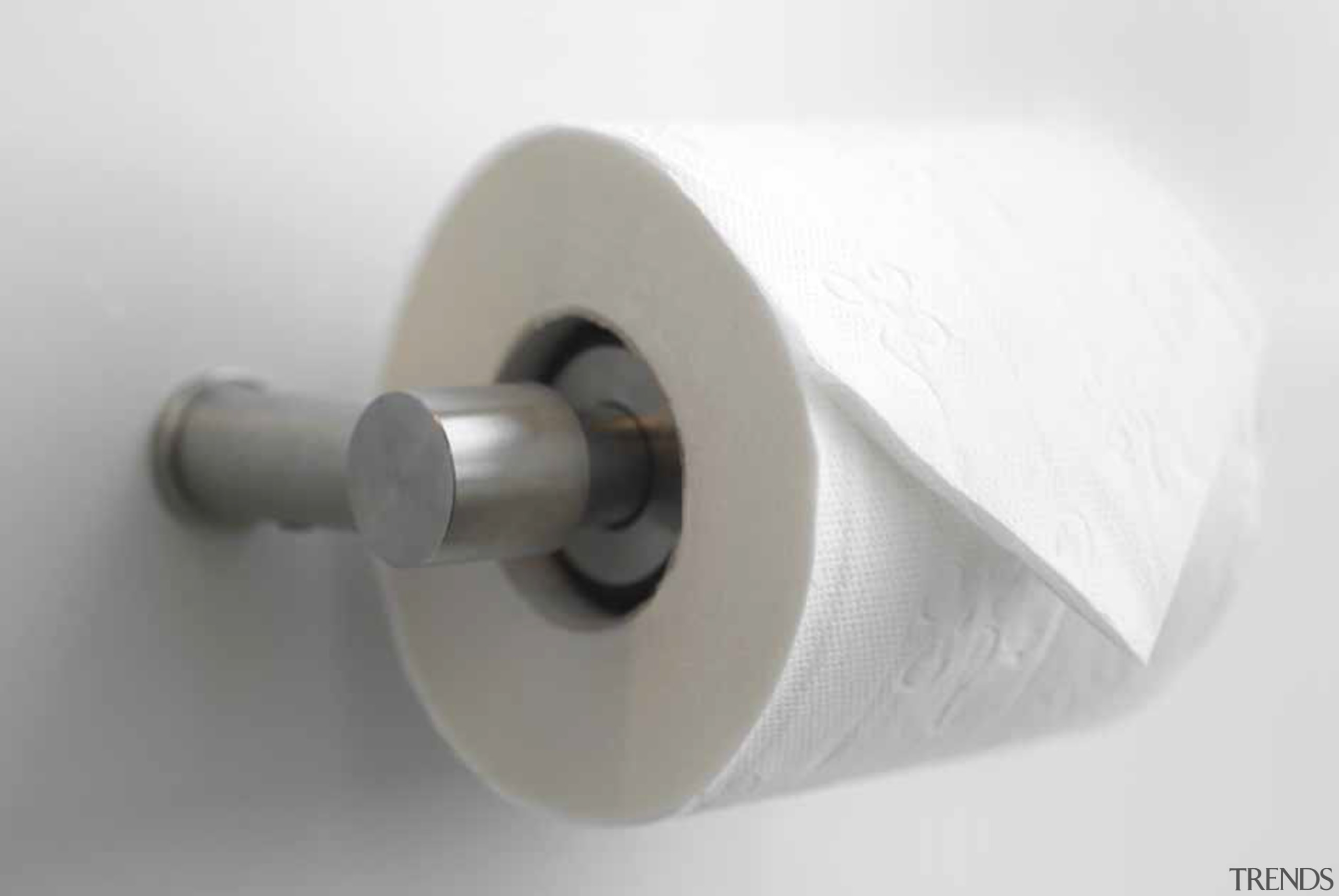 PB200 - Toilet Roll Holder. Satin Stainless Steel product design, white, gray