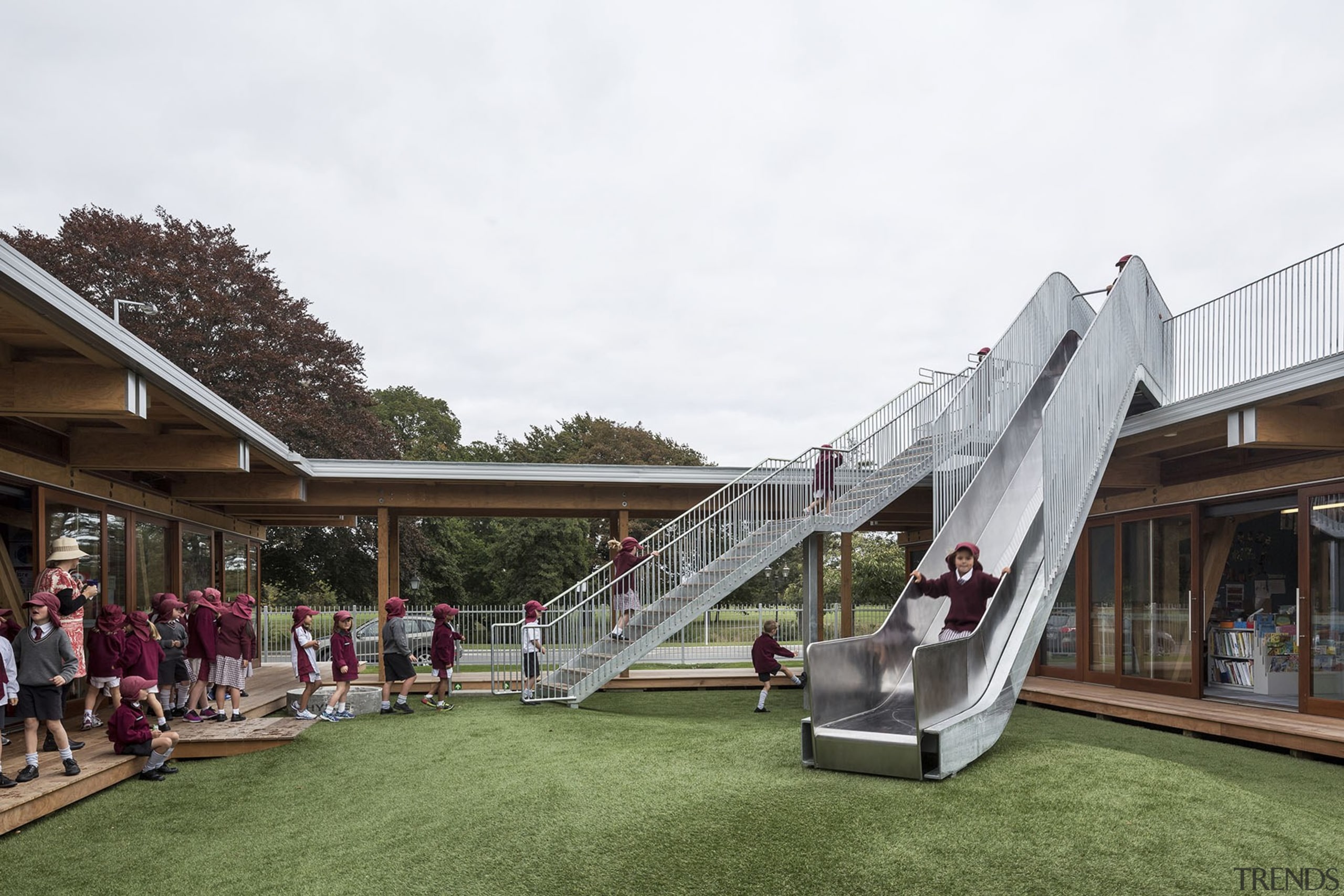 Education: Cathedral Grammar Junior School by Andrew Barrie architecture, pavilion, structure, white