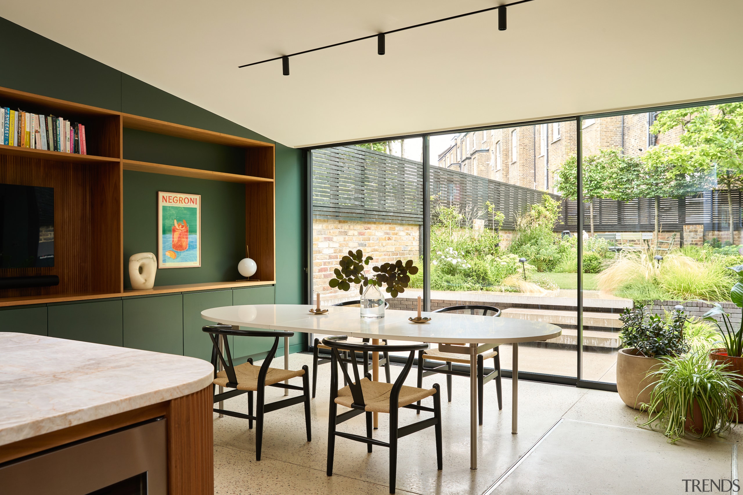 The ambition was to allow the kitchen and 