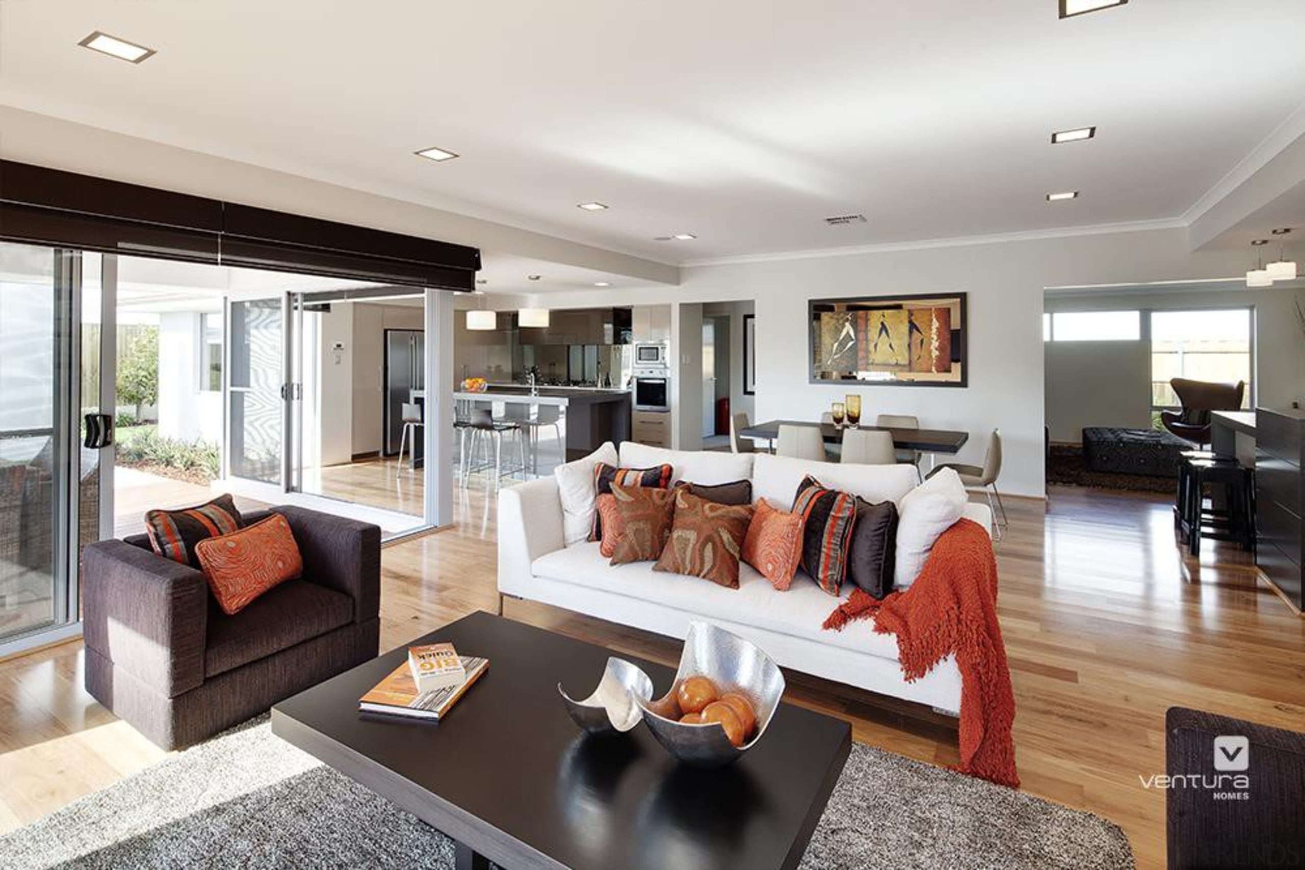 Living Room Design. - The Prodigy Display Home ceiling, home, interior design, living room, property, real estate, room, white