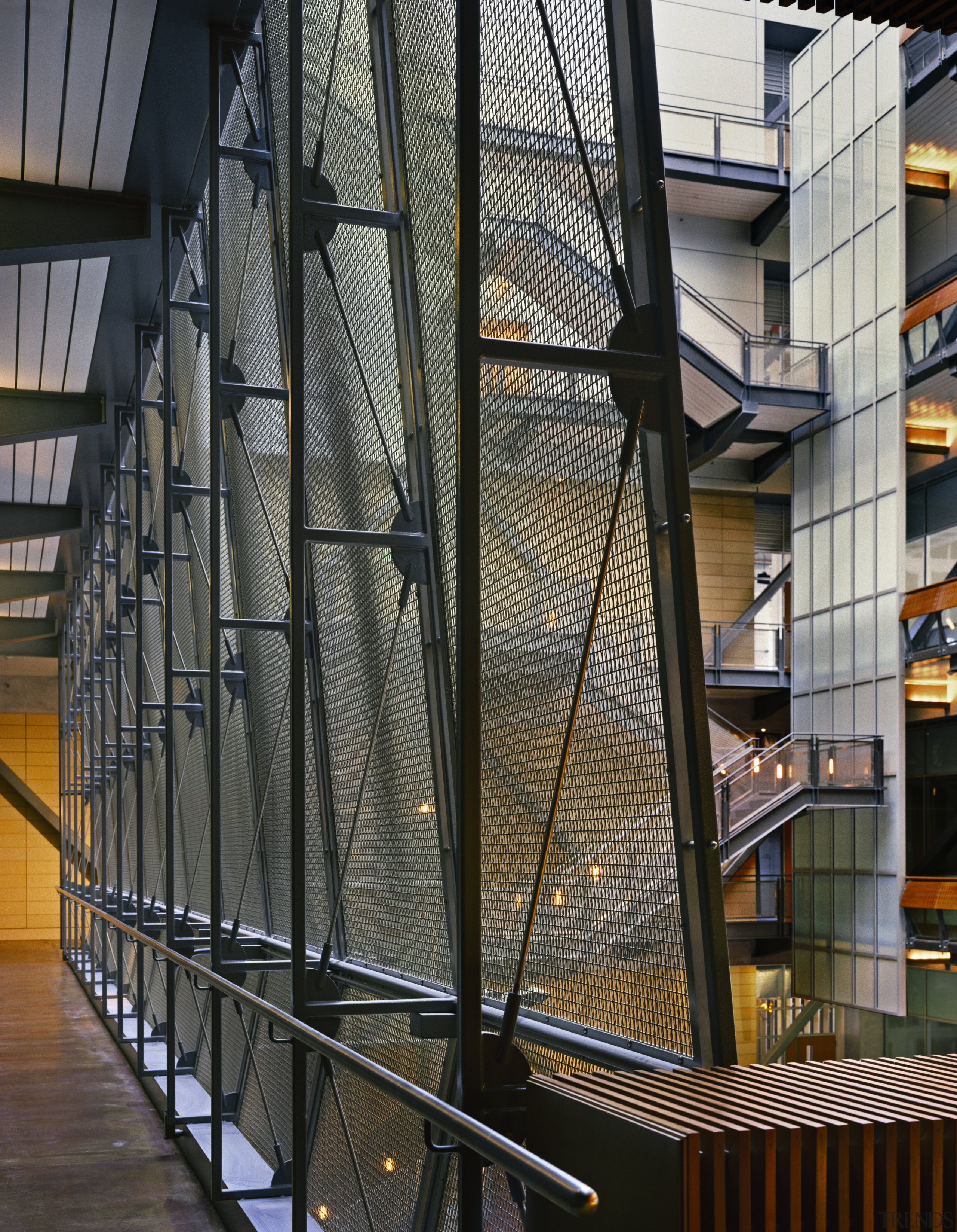 A close up view of the metal walls architecture, building, facade, glass, iron, structure, tourist attraction, black, gray