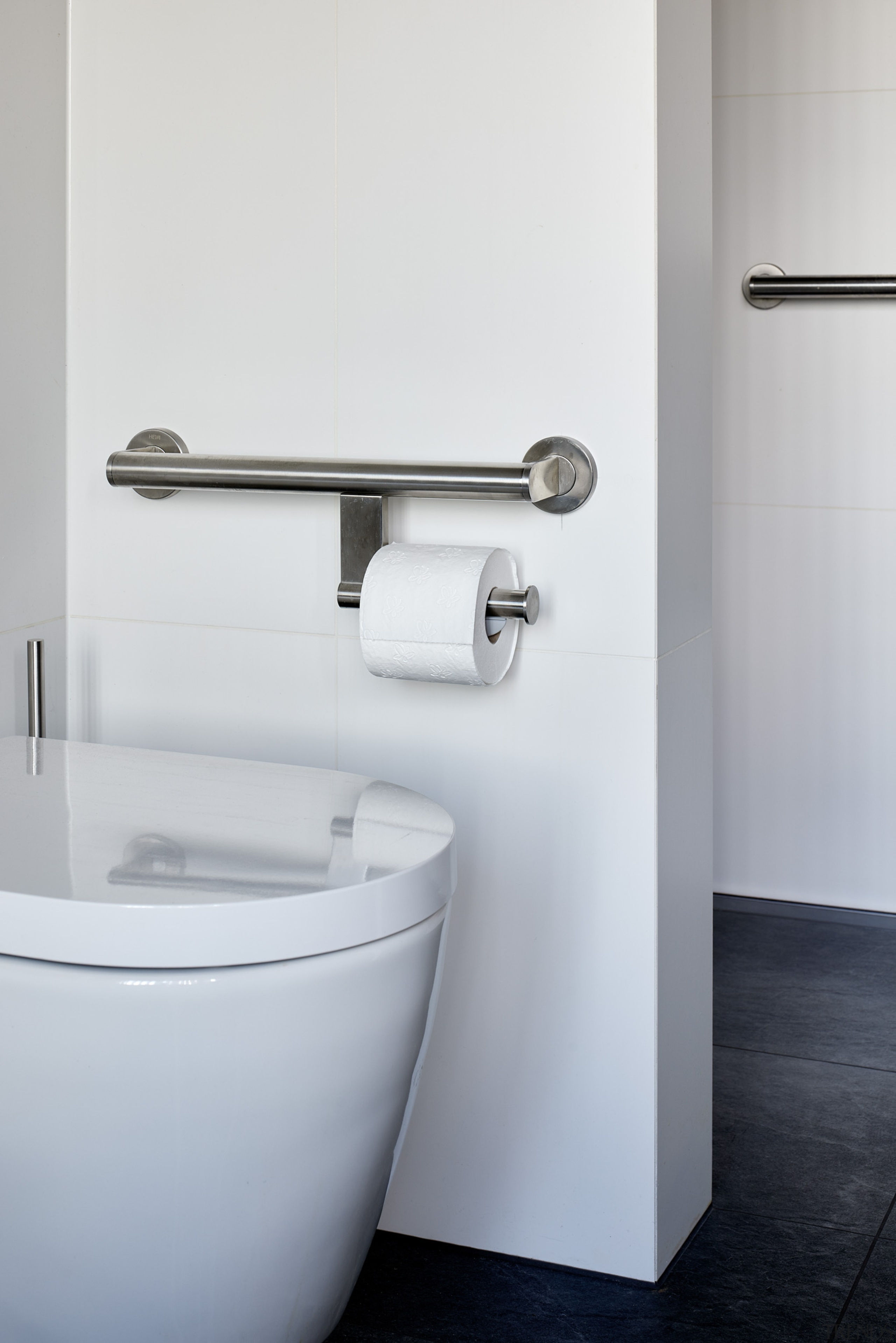 Another grab rail features on the other side 