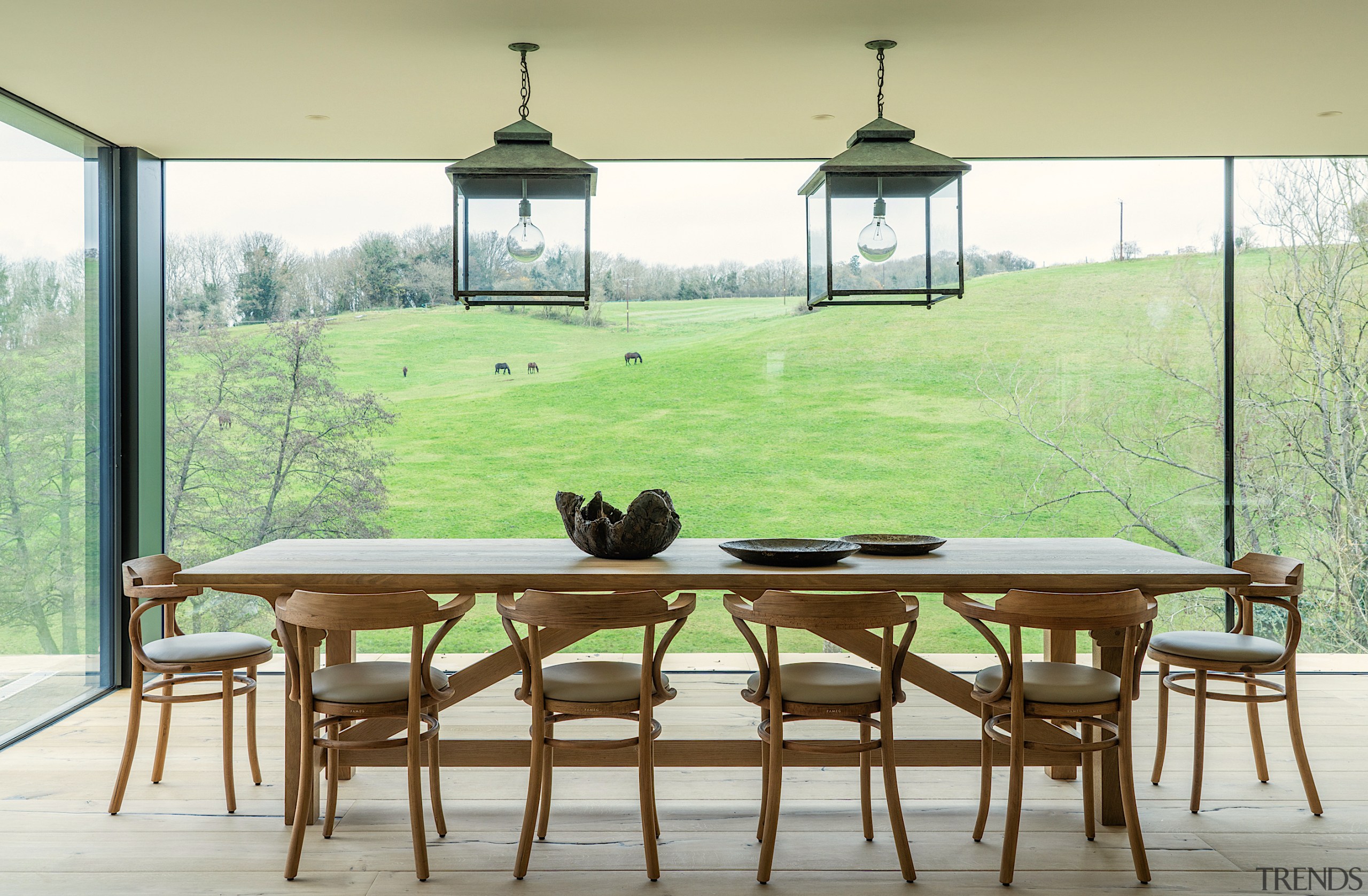 The dining table &amp; lanterns are from Matthew 