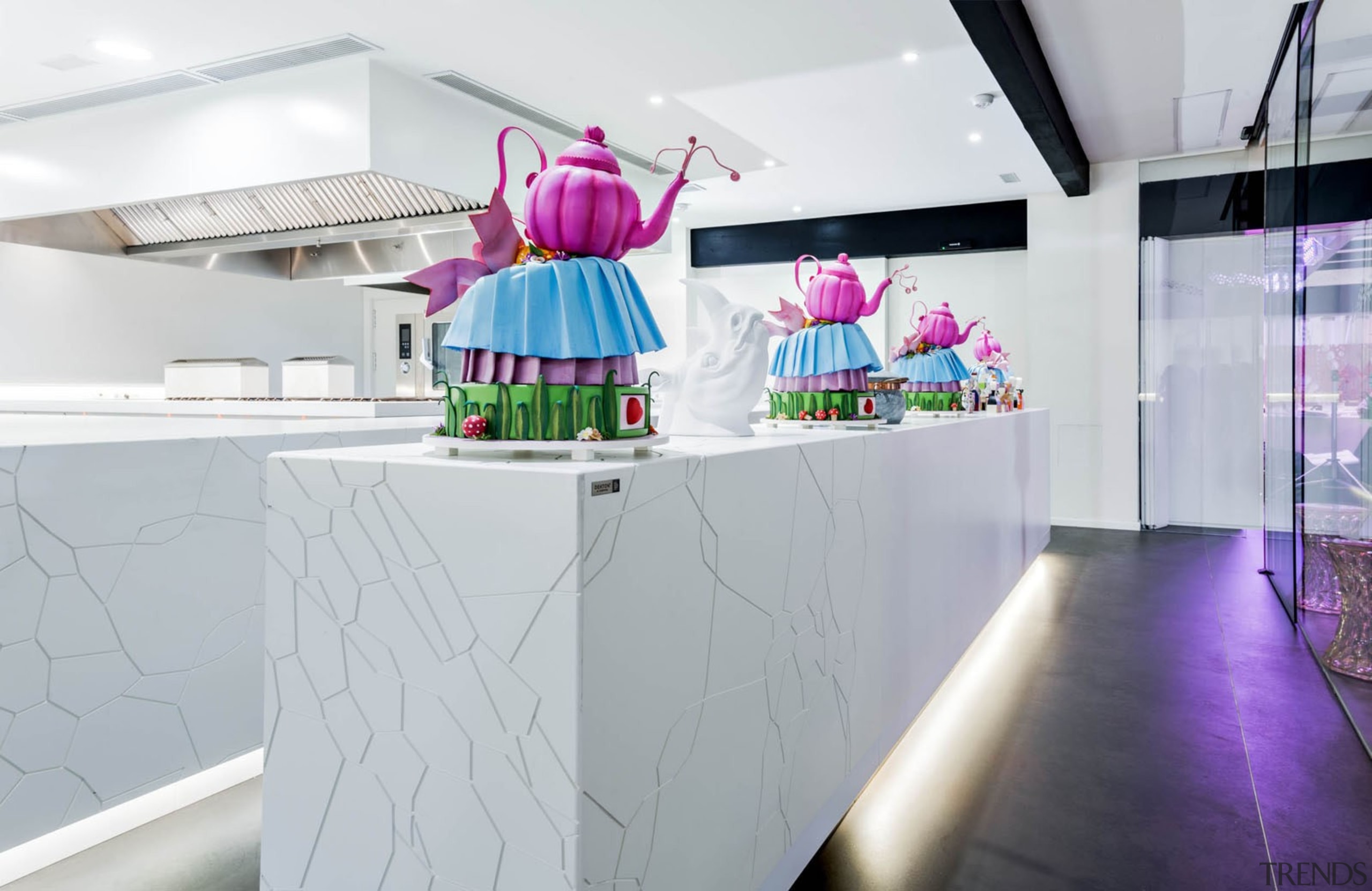 DEKTON ZENITH Rest Dani García 1 - DEKTON design, interior design, product design, purple, gray, white