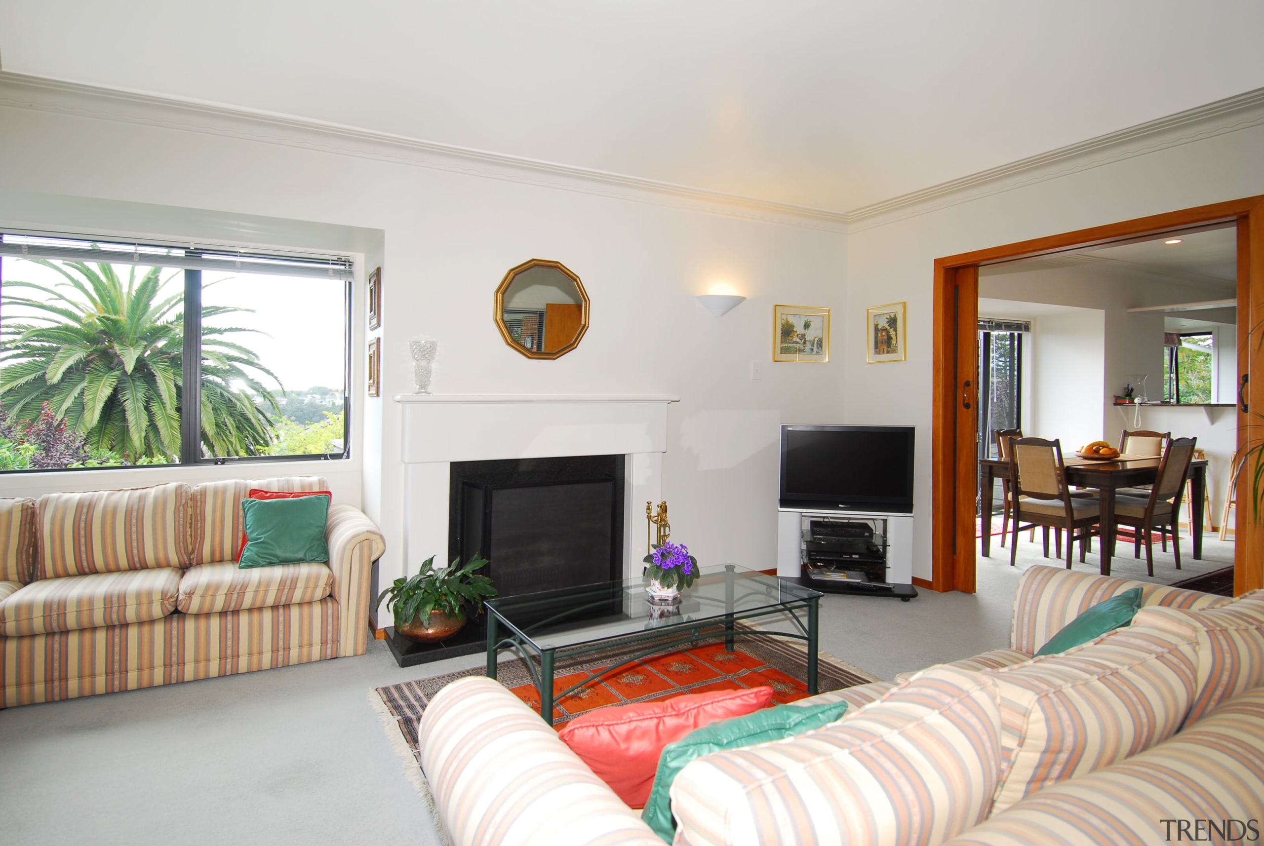 View of the top floor prior to renovation. ceiling, estate, home, house, interior design, living room, property, real estate, room, white