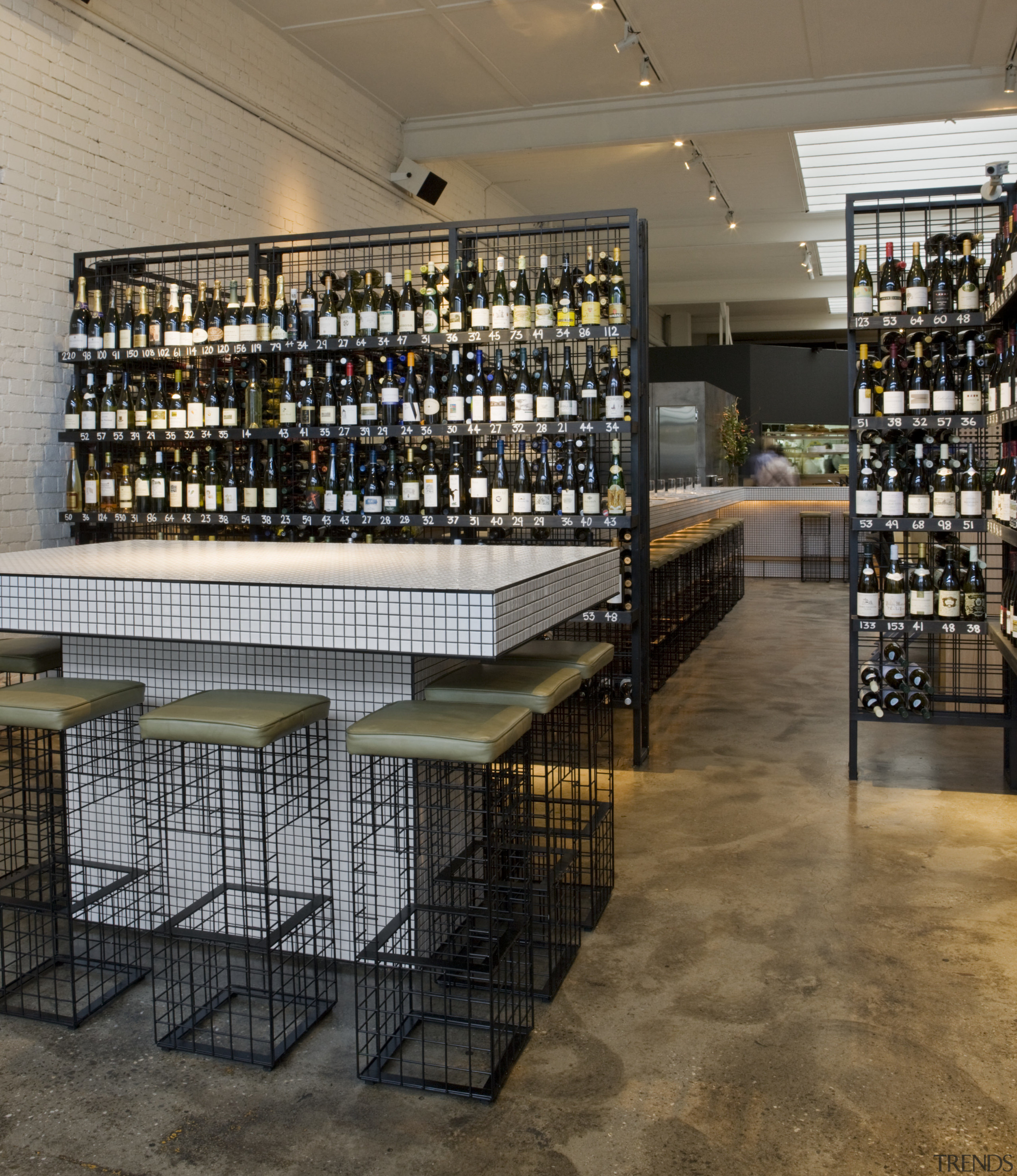 View of the St Judes Cellar bar and liquor store, black, brown, gray