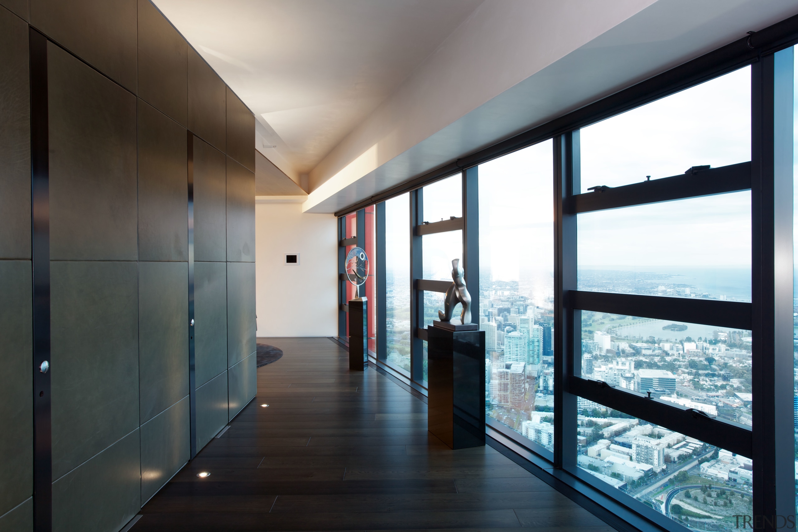 Eureka apartment, by the team at Fitt De apartment, architecture, daylighting, door, house, interior design, real estate, window, black